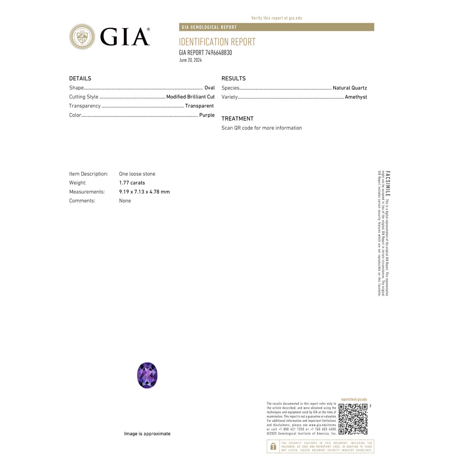SR1999AMD_H GIA_Certificate - certificate