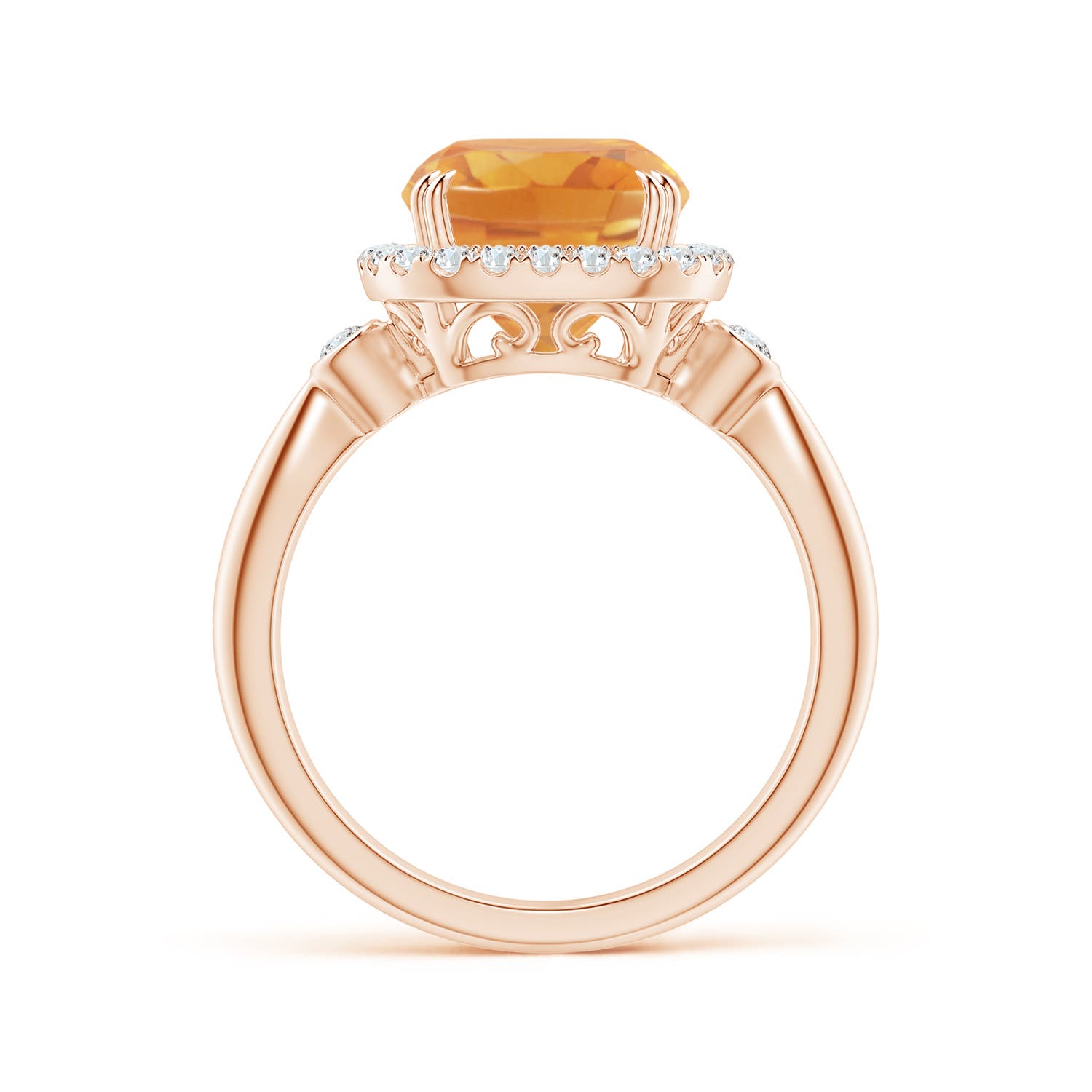 A - Citrine / 2.86 CT / 14 KT Rose Gold