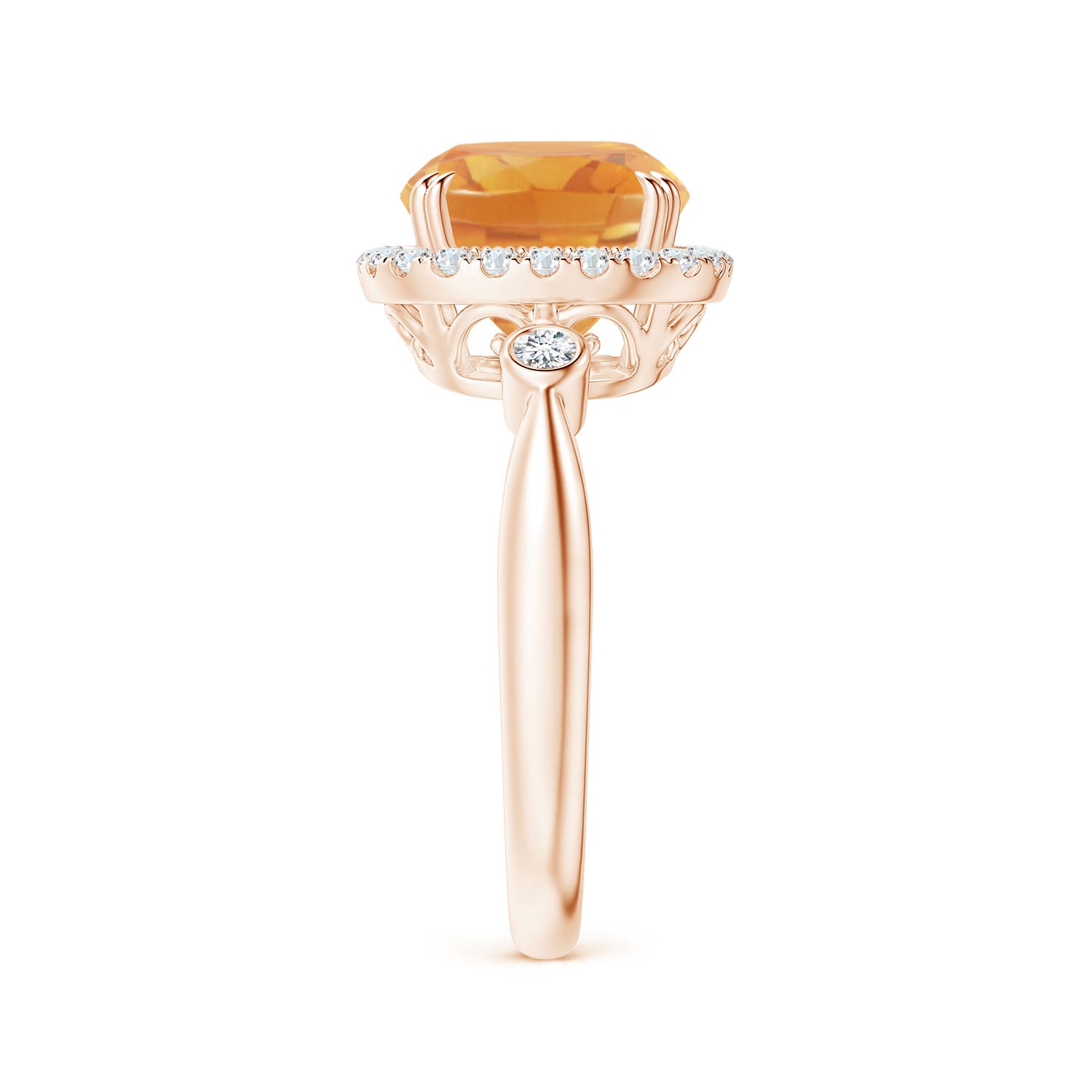 A - Citrine / 2.86 CT / 14 KT Rose Gold