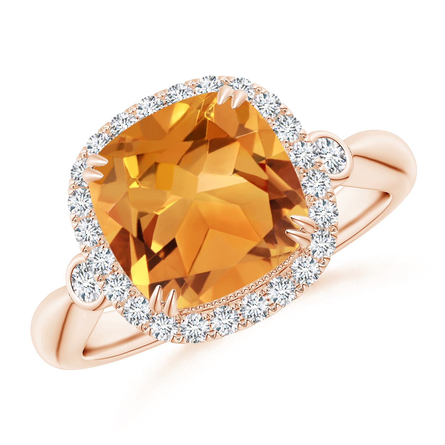 AA - Citrine / 2.86 CT / 14 KT Rose Gold