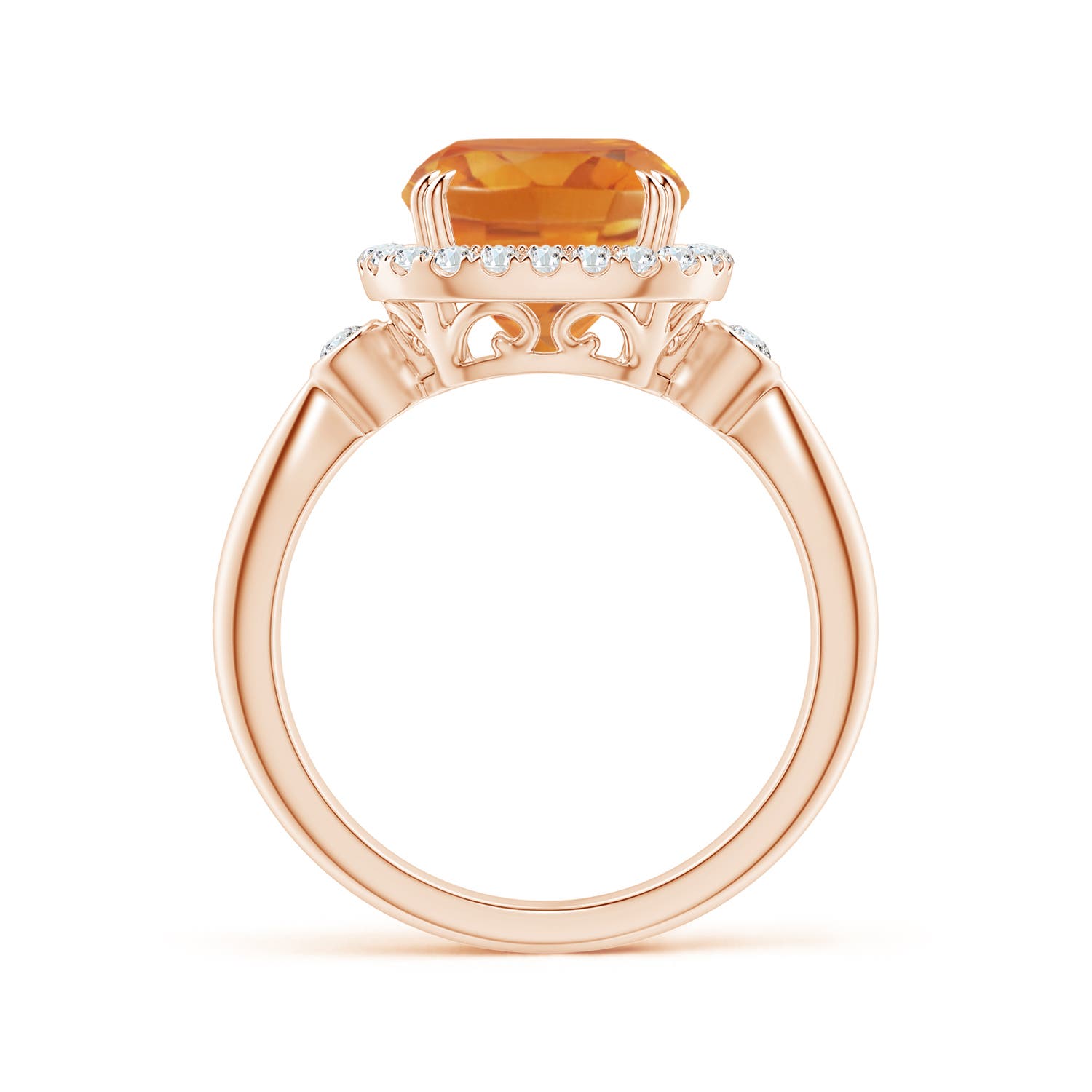 AA - Citrine / 2.86 CT / 14 KT Rose Gold