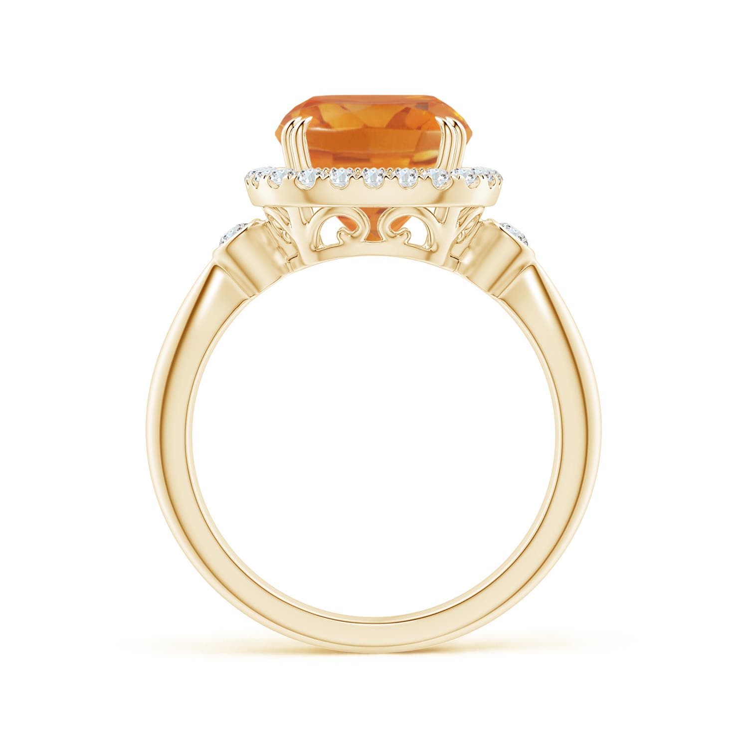 AA - Citrine / 2.86 CT / 14 KT Yellow Gold