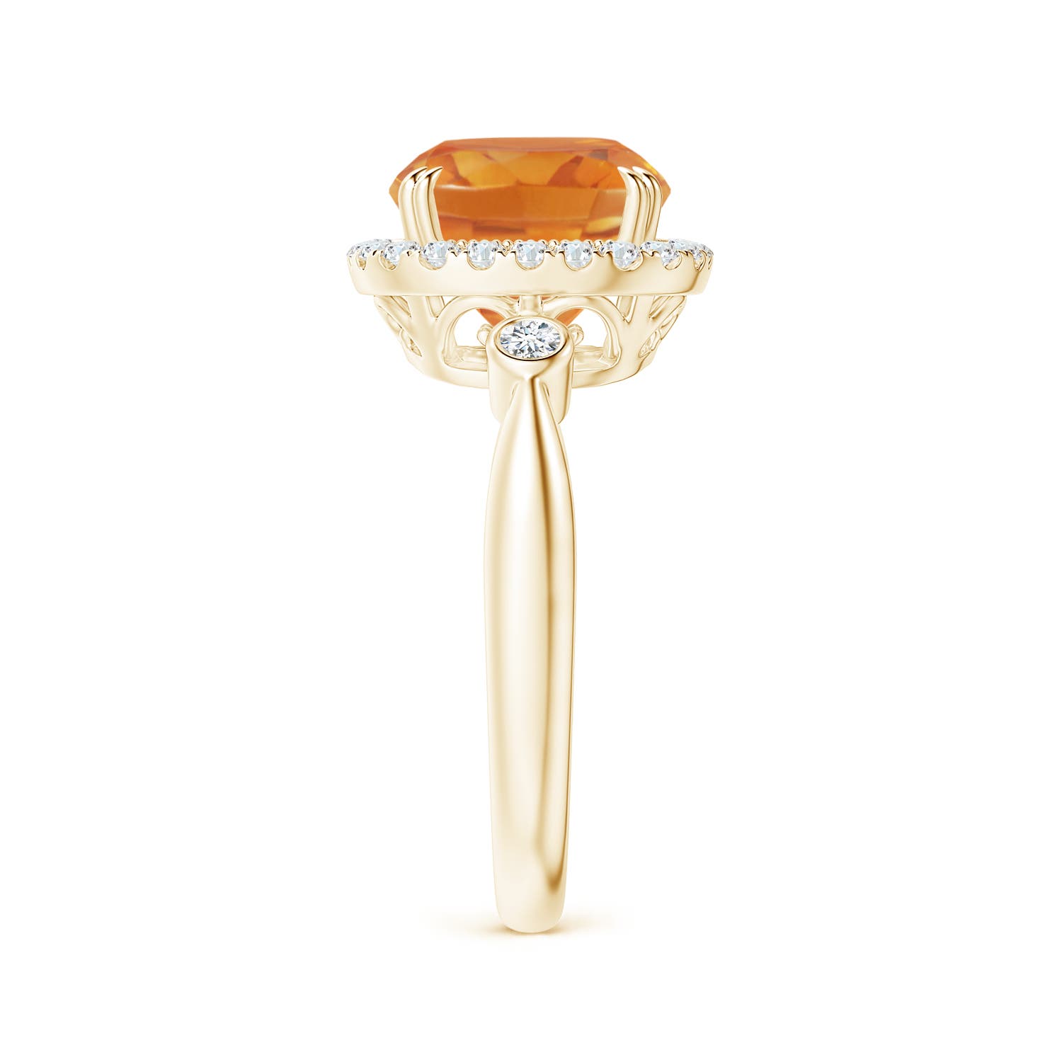 AA - Citrine / 2.86 CT / 14 KT Yellow Gold