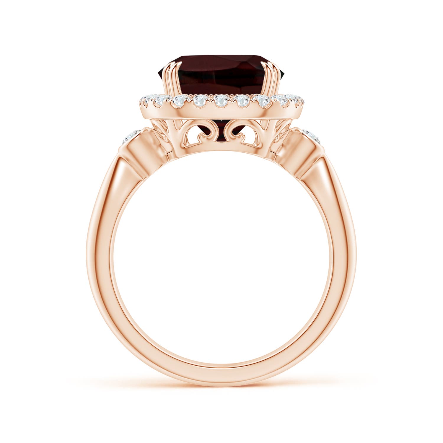 A - Garnet / 4.62 CT / 14 KT Rose Gold