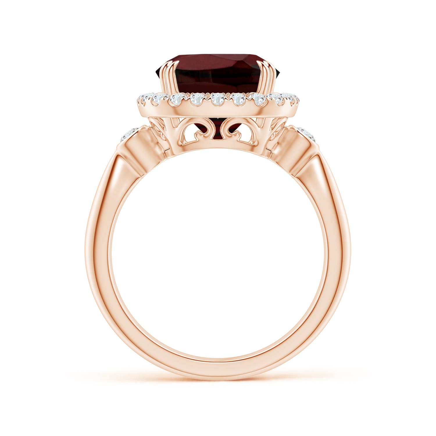 AA - Garnet / 4.62 CT / 14 KT Rose Gold