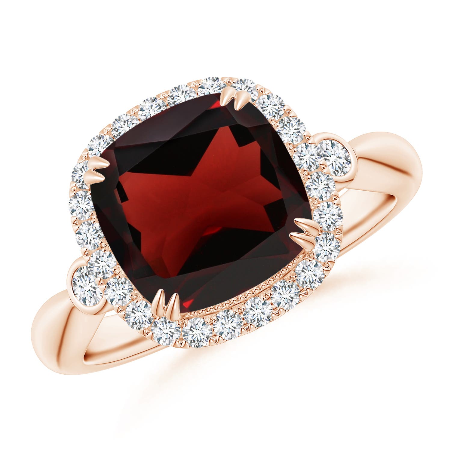 AA - Garnet / 3.91 CT / 14 KT Rose Gold