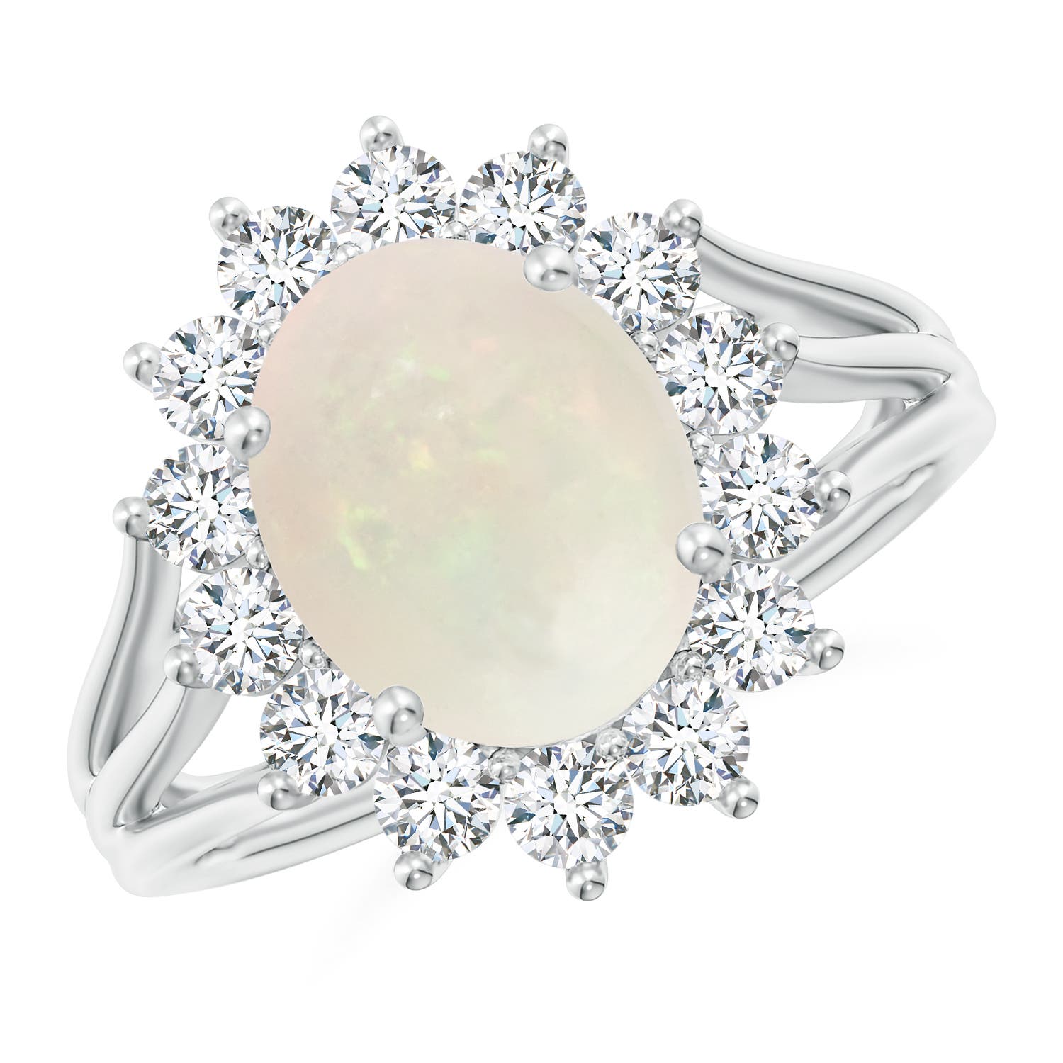 A - Opal / 2.26 CT / 14 KT White Gold