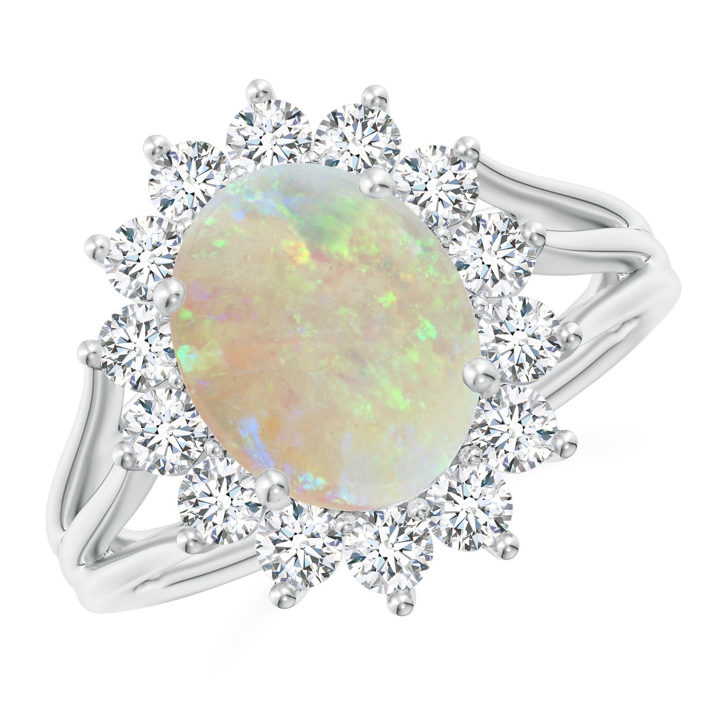 AAA - Opal / 2.26 CT / 14 KT White Gold