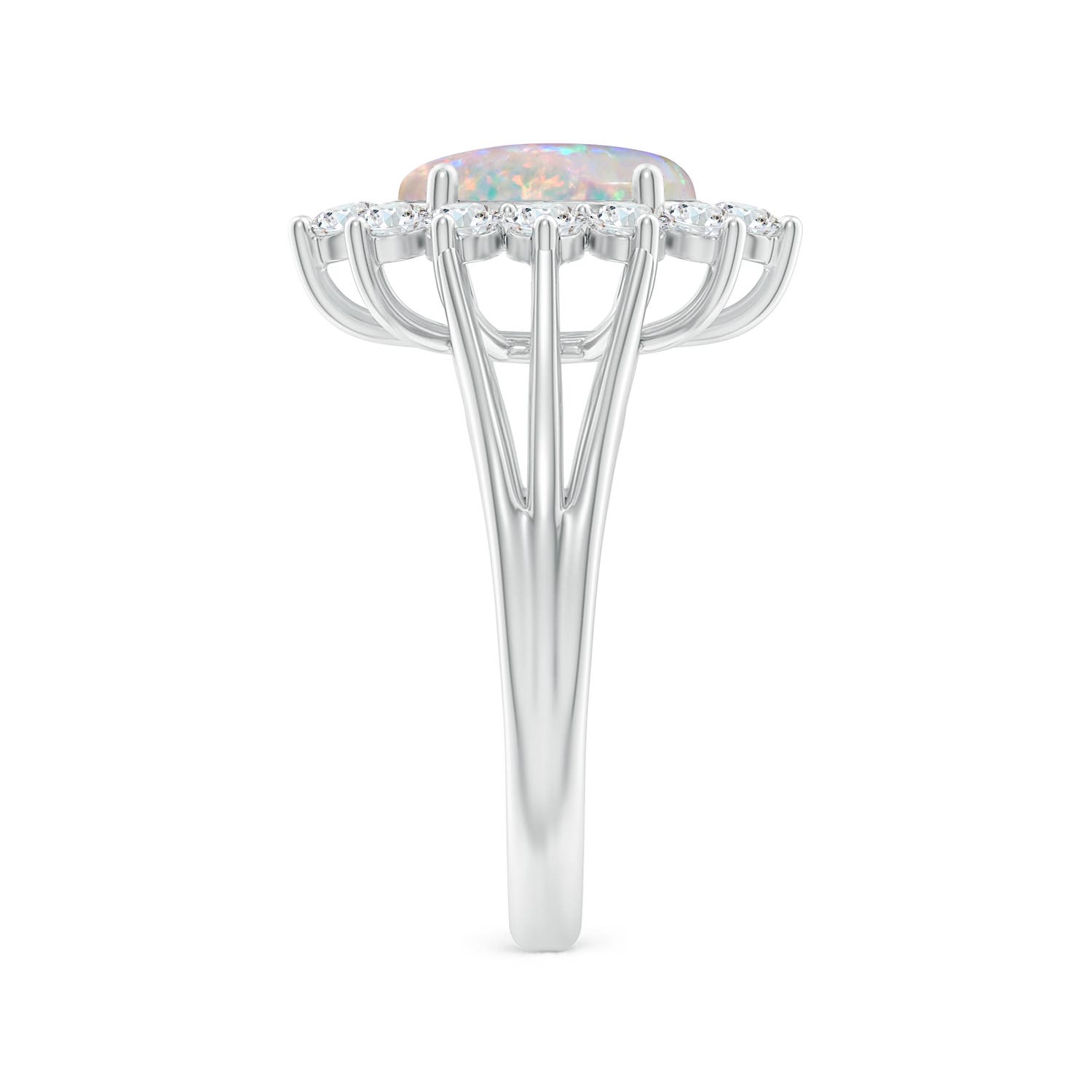 AAAA - Opal / 2.26 CT / 14 KT White Gold