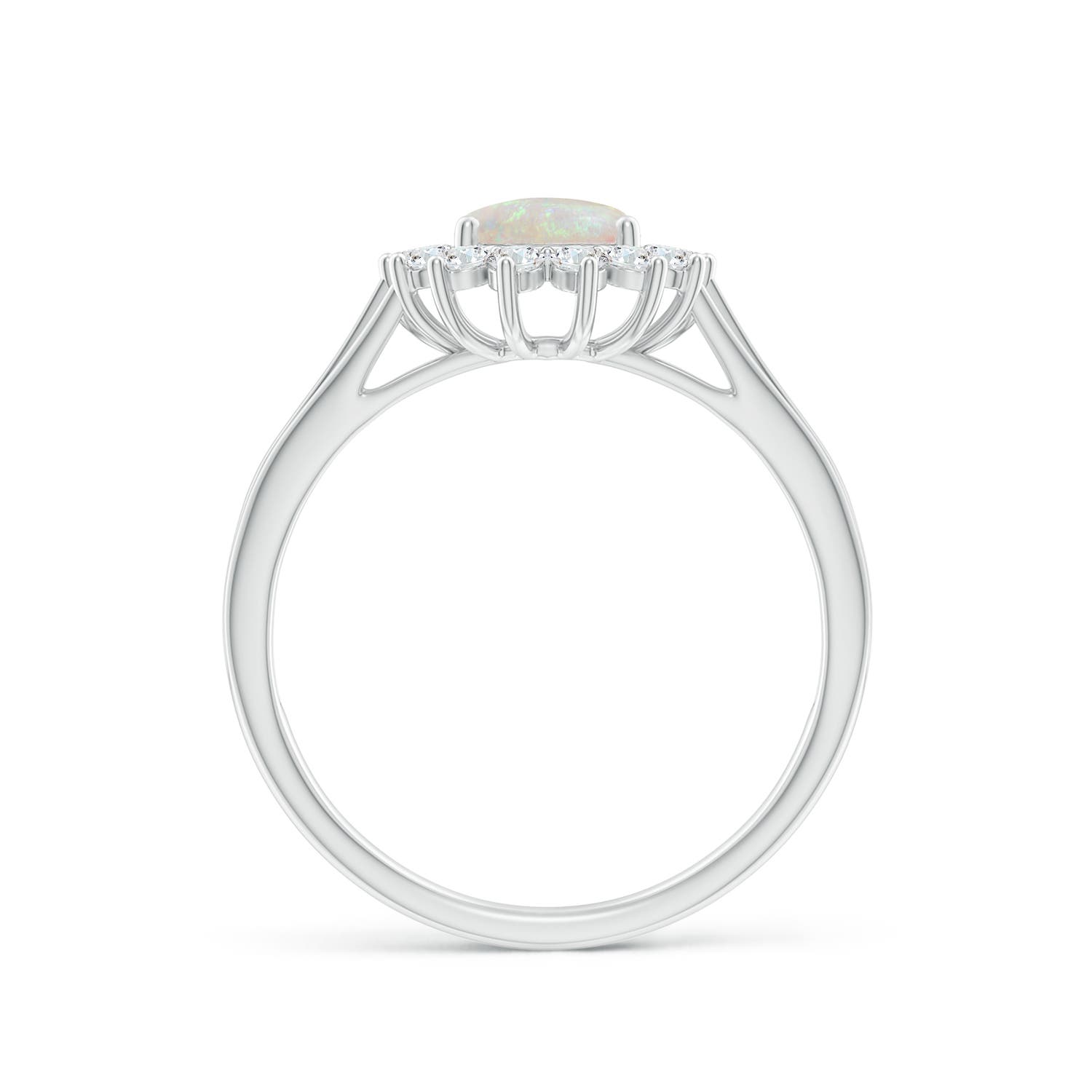 AA - Opal / 1.21 CT / 14 KT White Gold