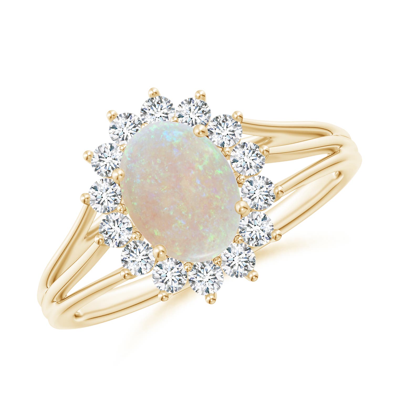 AA - Opal / 1.21 CT / 14 KT Yellow Gold