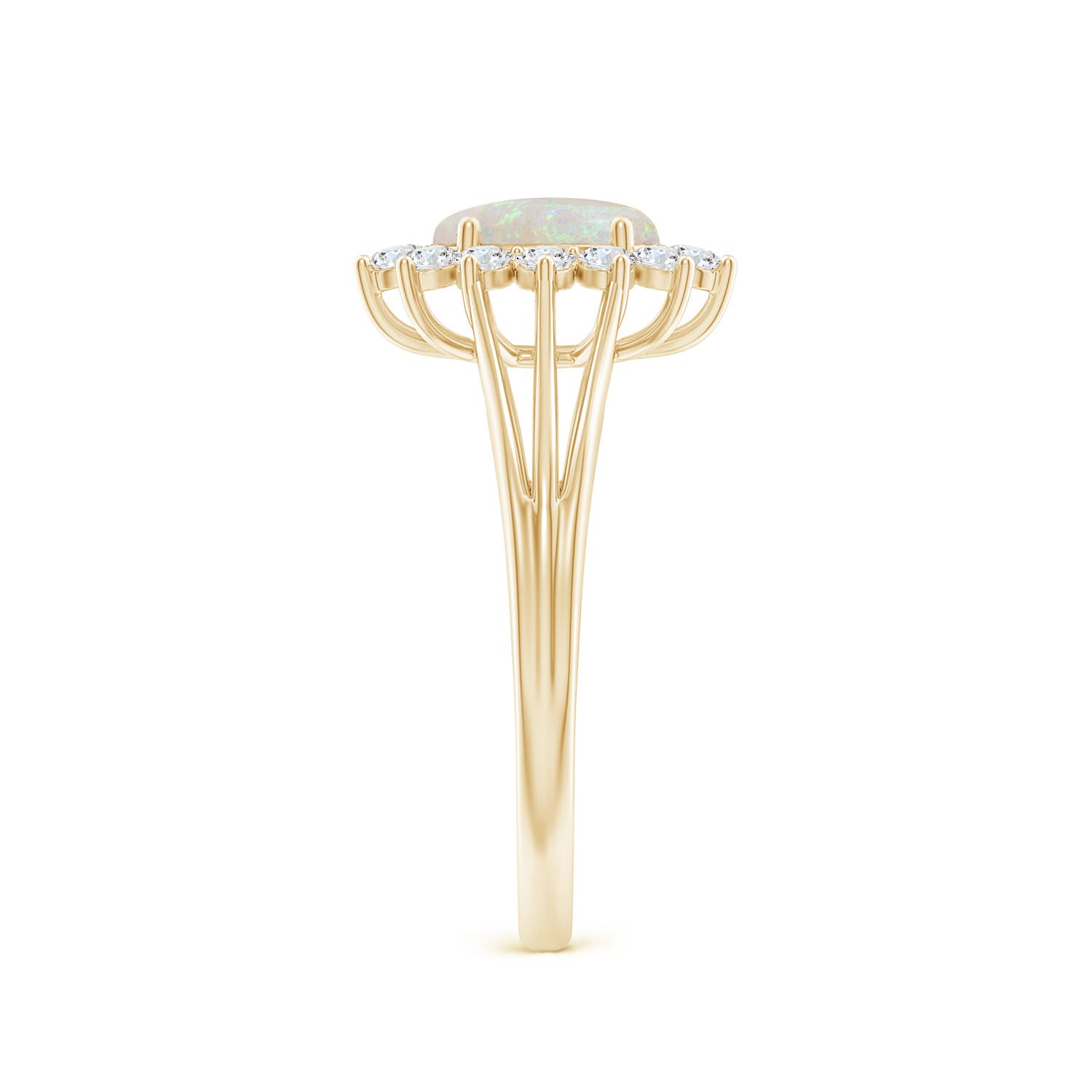 AA - Opal / 1.21 CT / 14 KT Yellow Gold