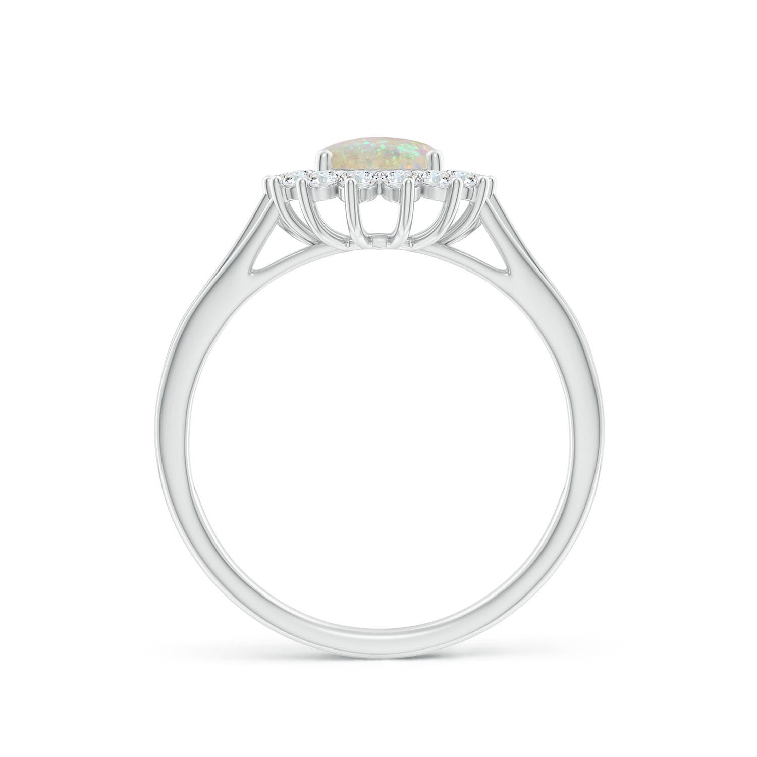 AAA - Opal / 1.21 CT / 14 KT White Gold