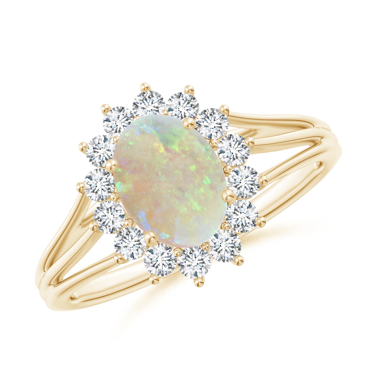 AAA - Opal / 1.21 CT / 14 KT Yellow Gold