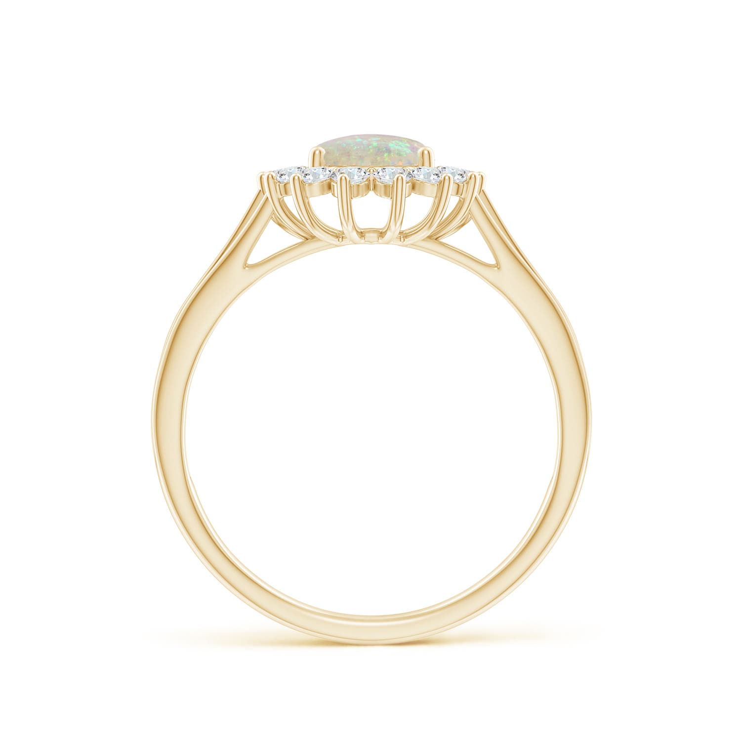 AAA - Opal / 1.21 CT / 14 KT Yellow Gold