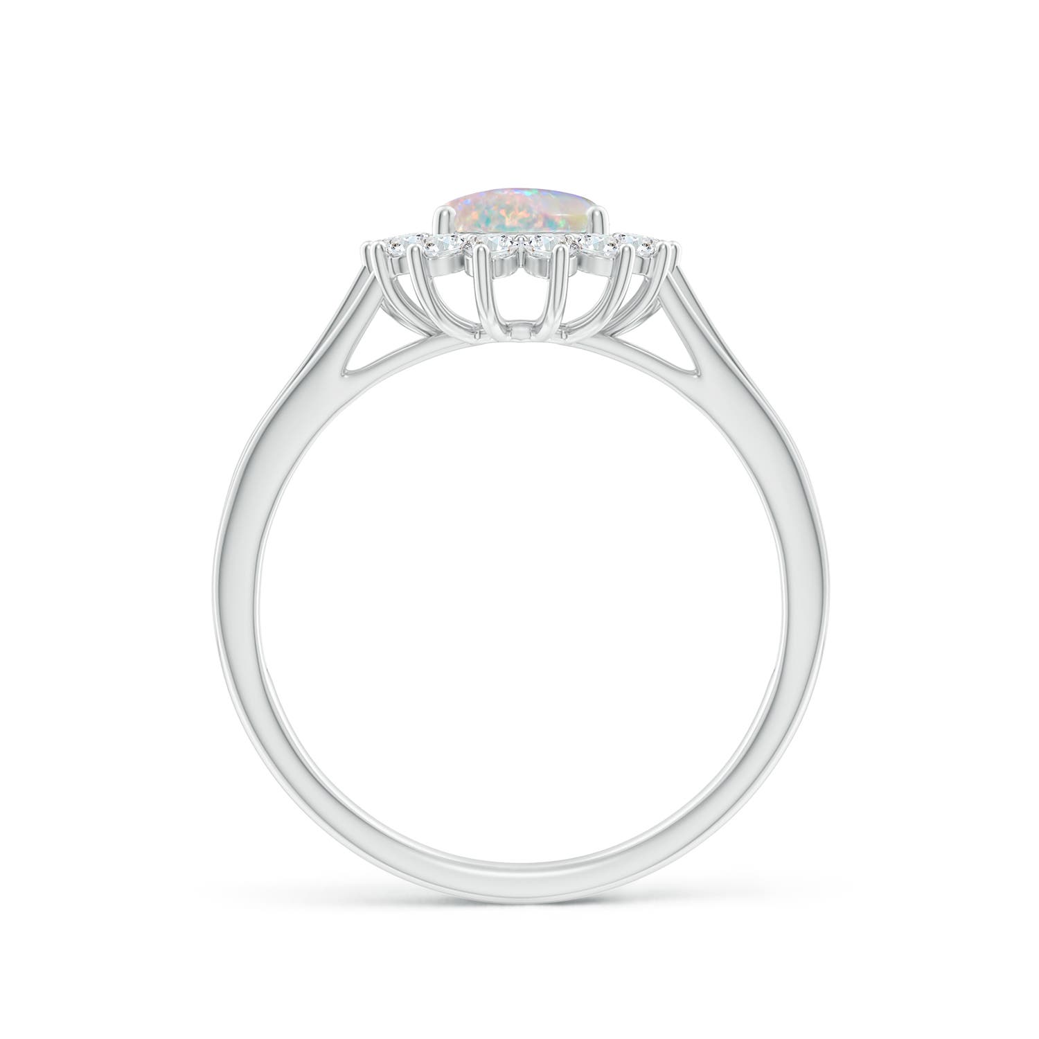 AAAA - Opal / 1.21 CT / 14 KT White Gold