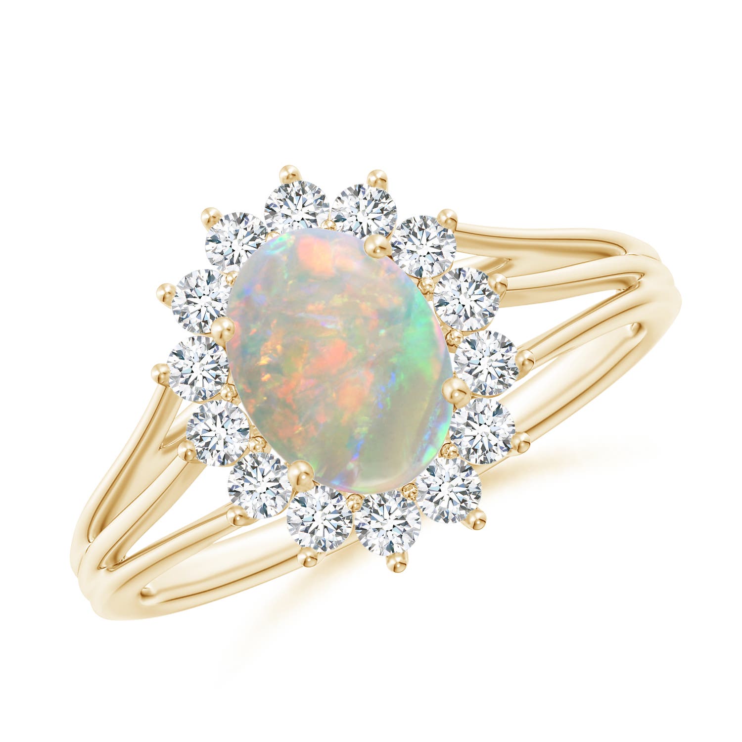 AAAA - Opal / 1.21 CT / 14 KT Yellow Gold