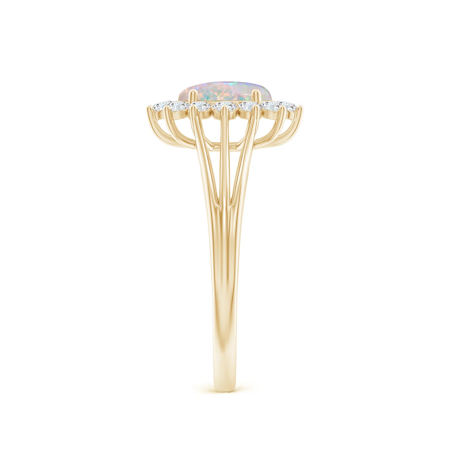 AAAA - Opal / 1.21 CT / 14 KT Yellow Gold