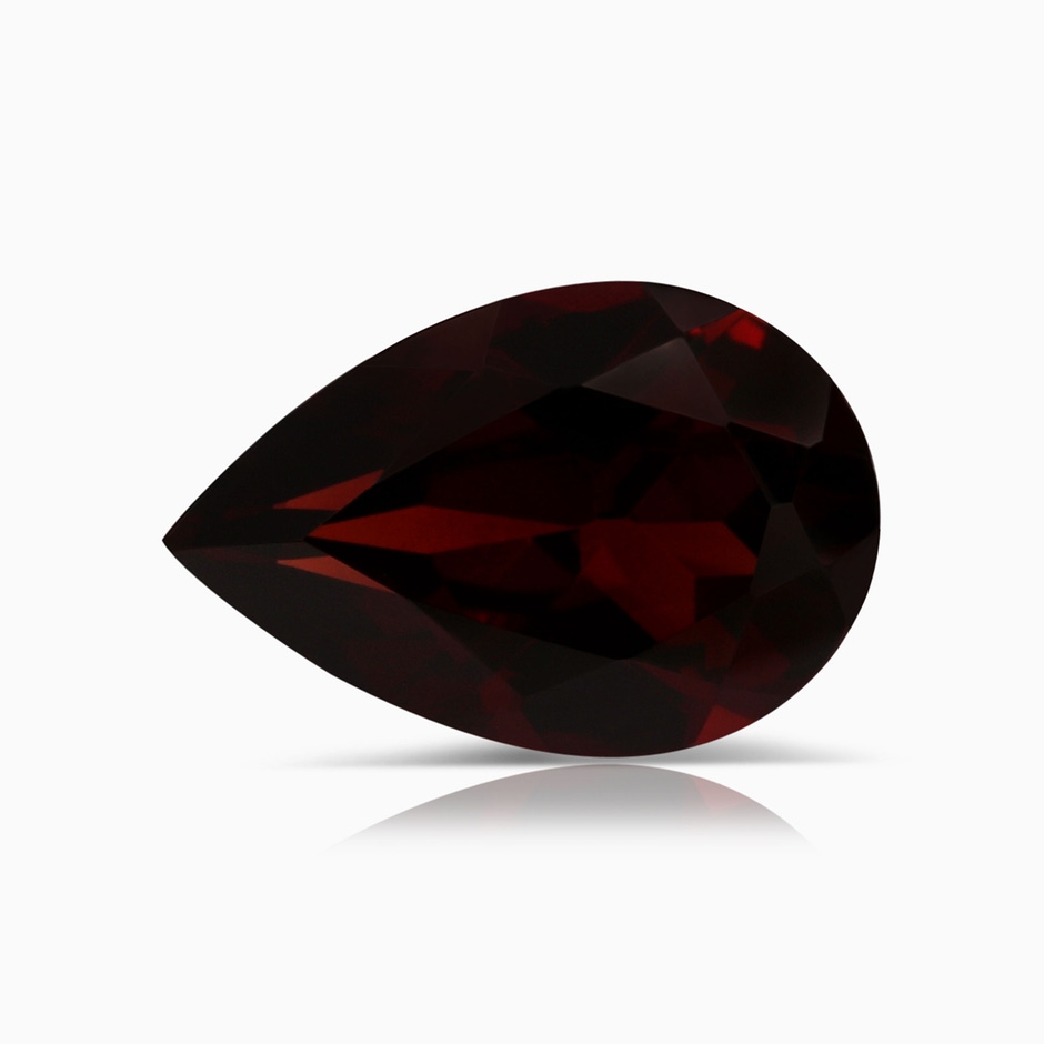11.85x7.88x4.79mm AAAA GIA Certified Pear-Shaped Garnet Ring with Filigree in 18K Rose Gold side 599