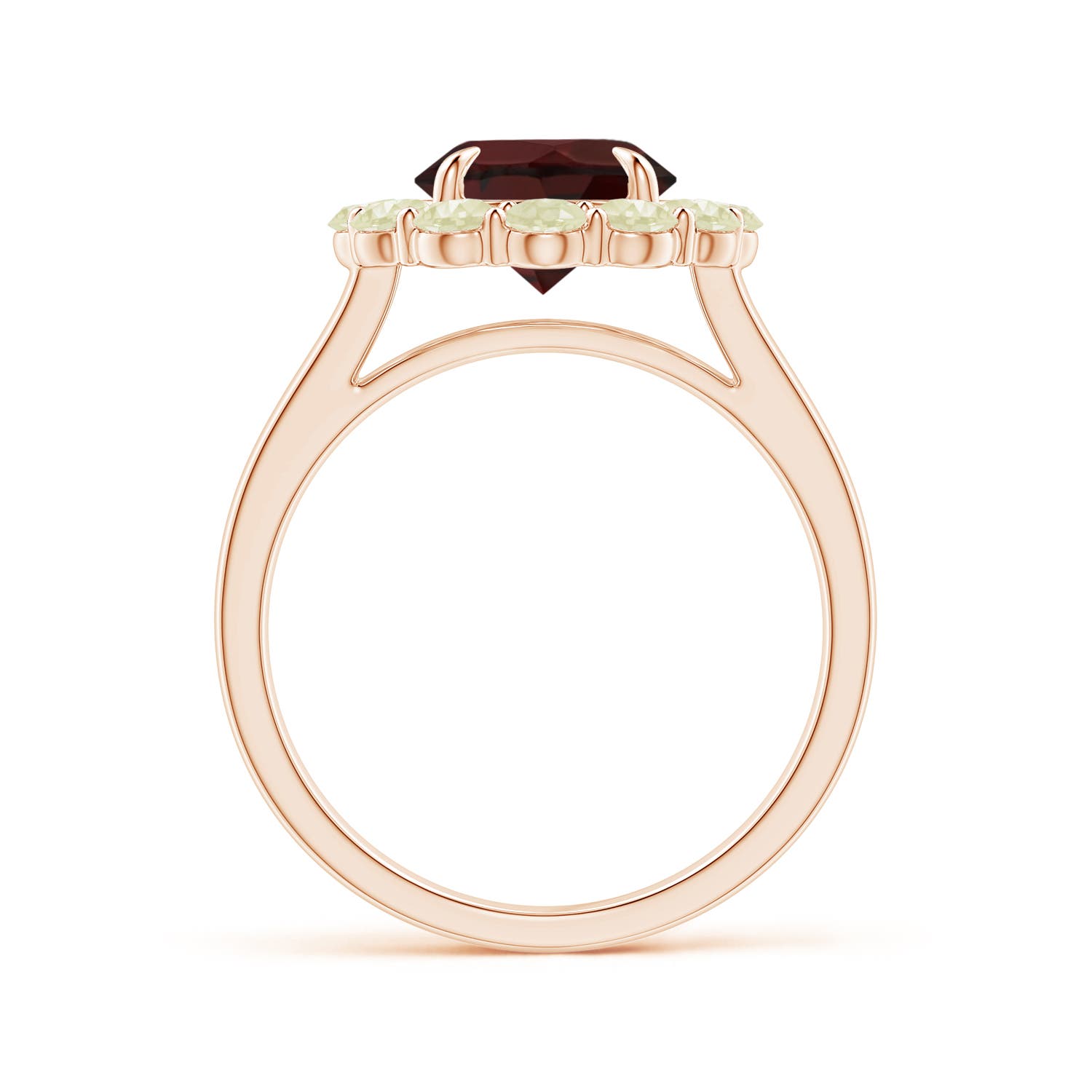 A - Garnet / 3.04 CT / 14 KT Rose Gold