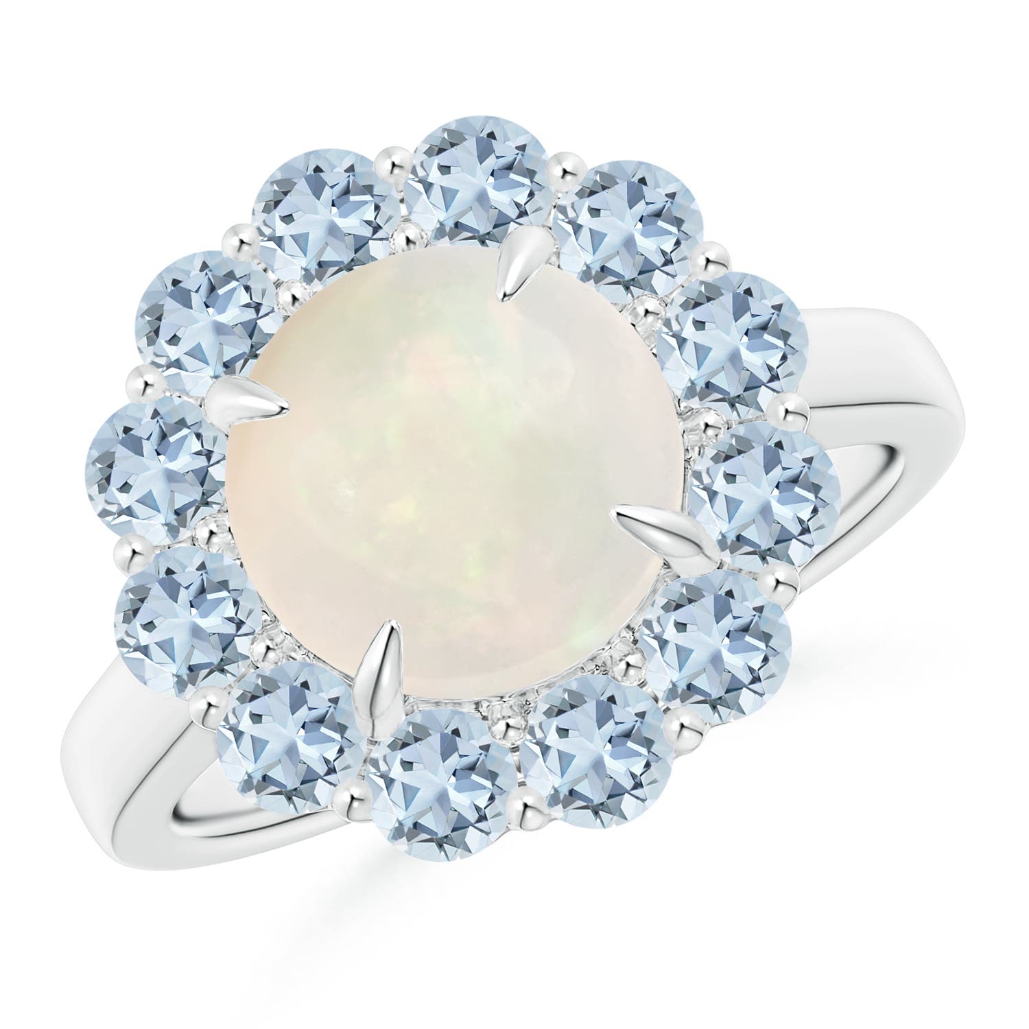 A - Opal / 2.46 CT / 14 KT White Gold