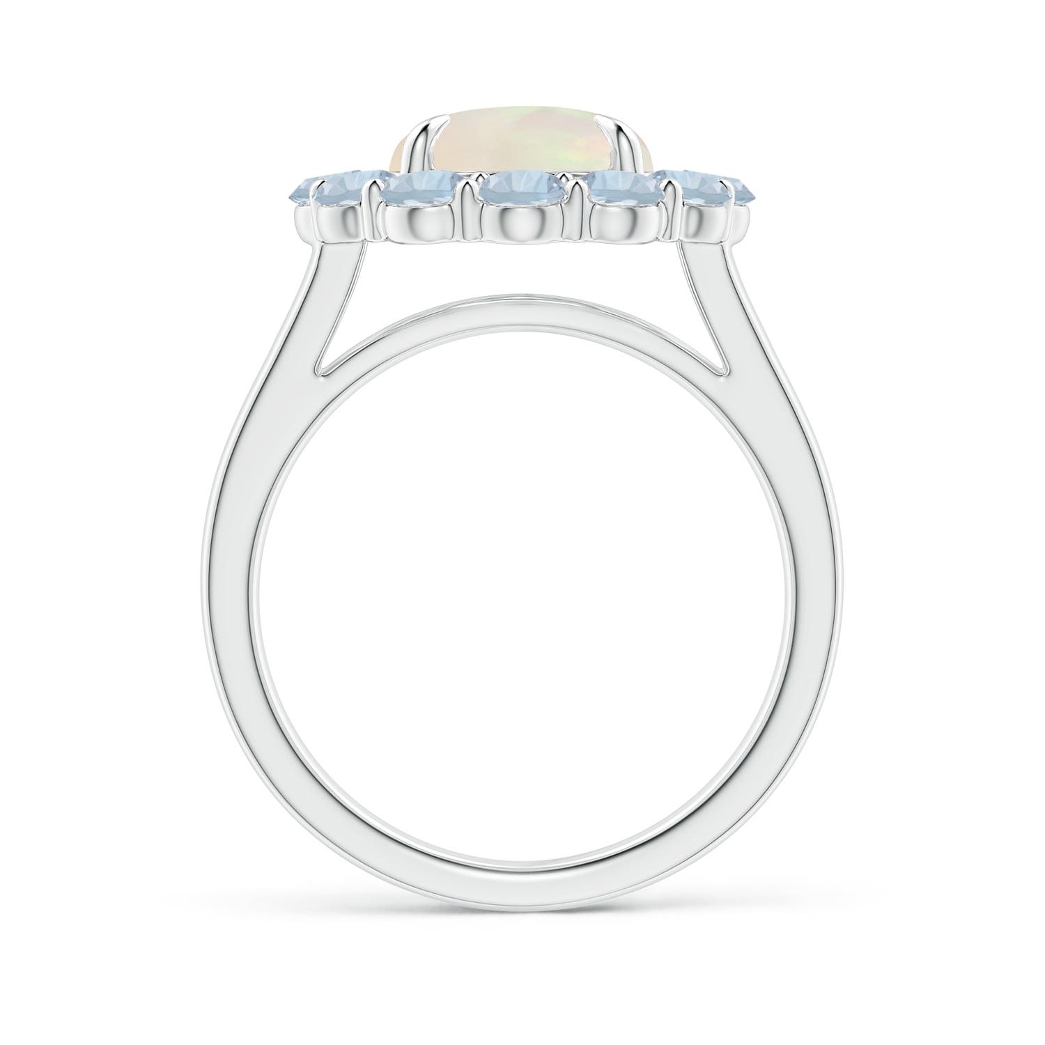 A - Opal / 2.46 CT / 14 KT White Gold