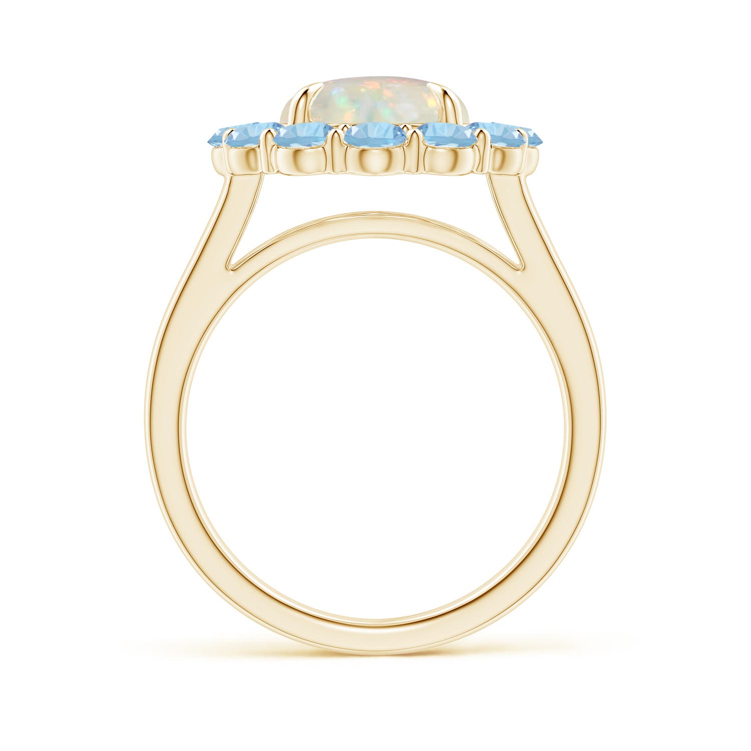 AAA - Opal / 2.46 CT / 14 KT Yellow Gold