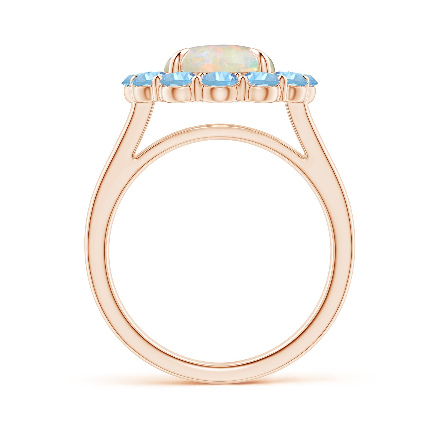 AAAA - Opal / 2.46 CT / 14 KT Rose Gold