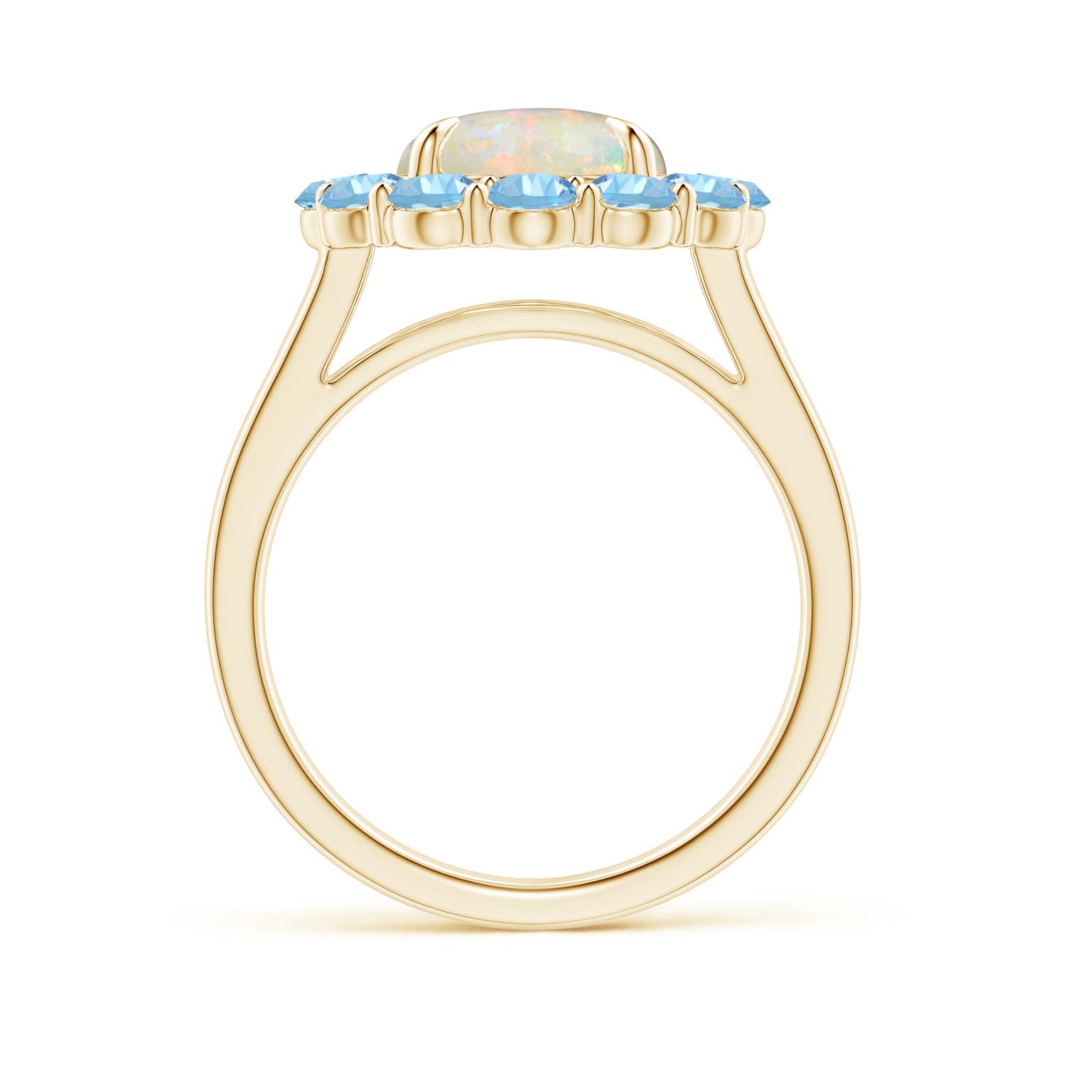 AAAA - Opal / 2.46 CT / 14 KT Yellow Gold