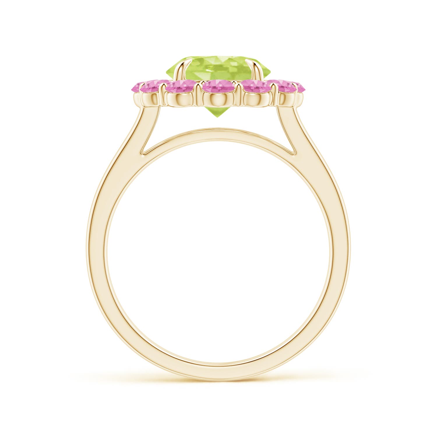 A - Peridot / 3.02 CT / 14 KT Yellow Gold