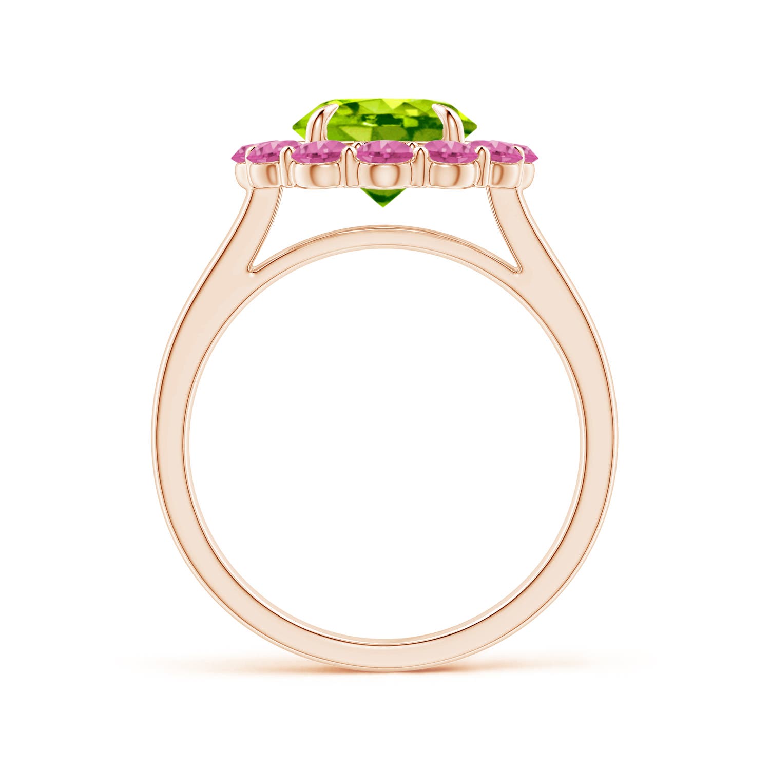 AAA - Peridot / 3.02 CT / 14 KT Rose Gold