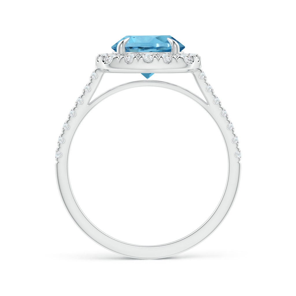 7.57x7.51x5.11mm AAAA GIA Certified Classic Swiss Blue Topaz Round Halo Ring in White Gold Side 199