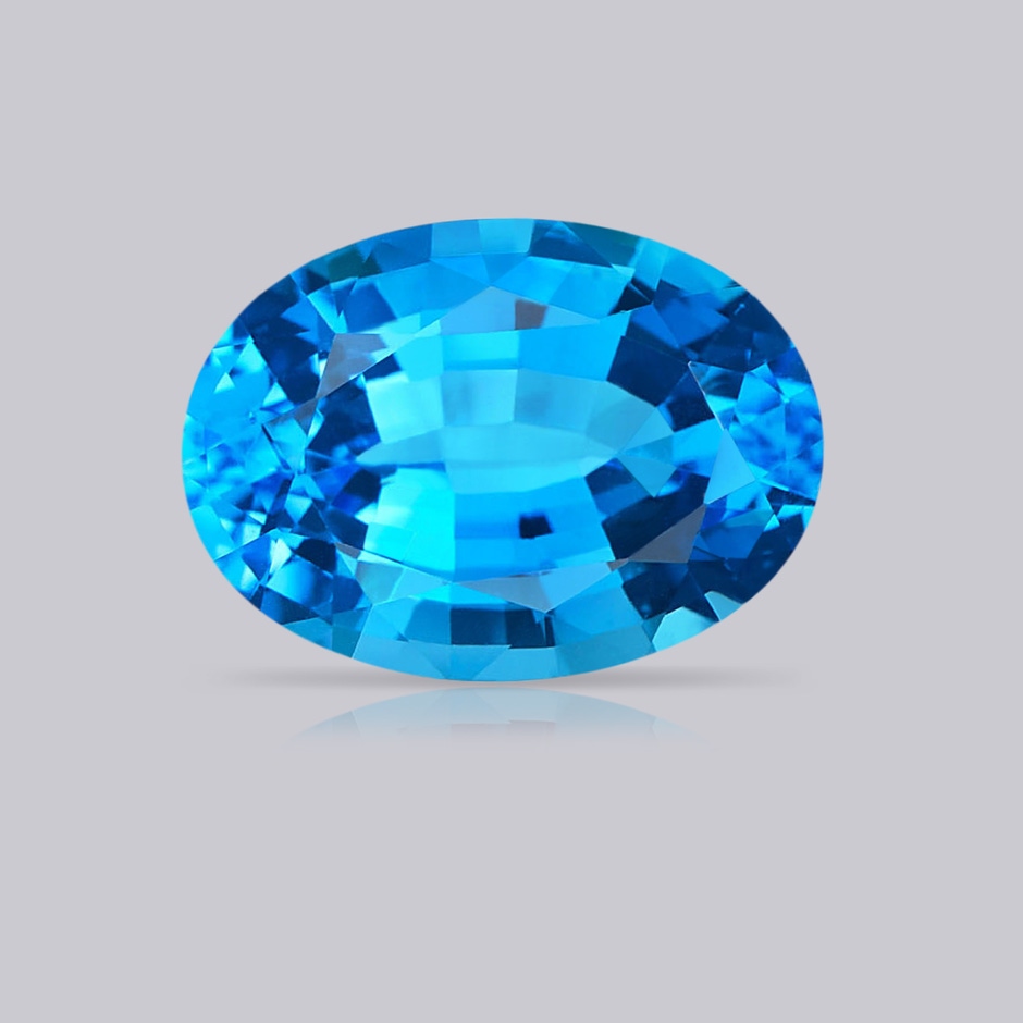 18.02x13.03x9.46mm AAAA GIA Certified Swiss Blue Topaz Double Halo Cocktail Ring in Yellow Gold side 599