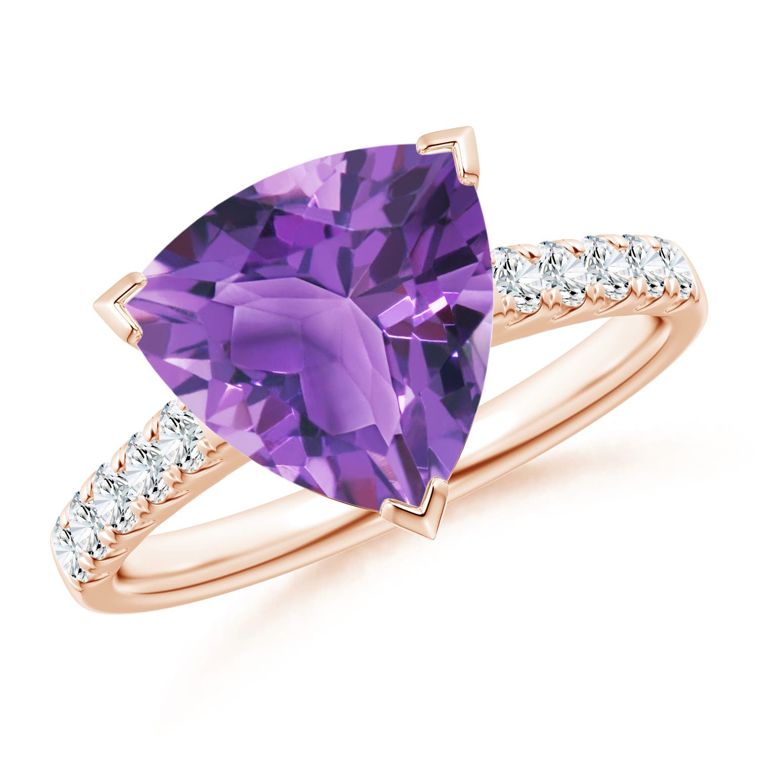 AA - Amethyst / 2.95 CT / 14 KT Rose Gold
