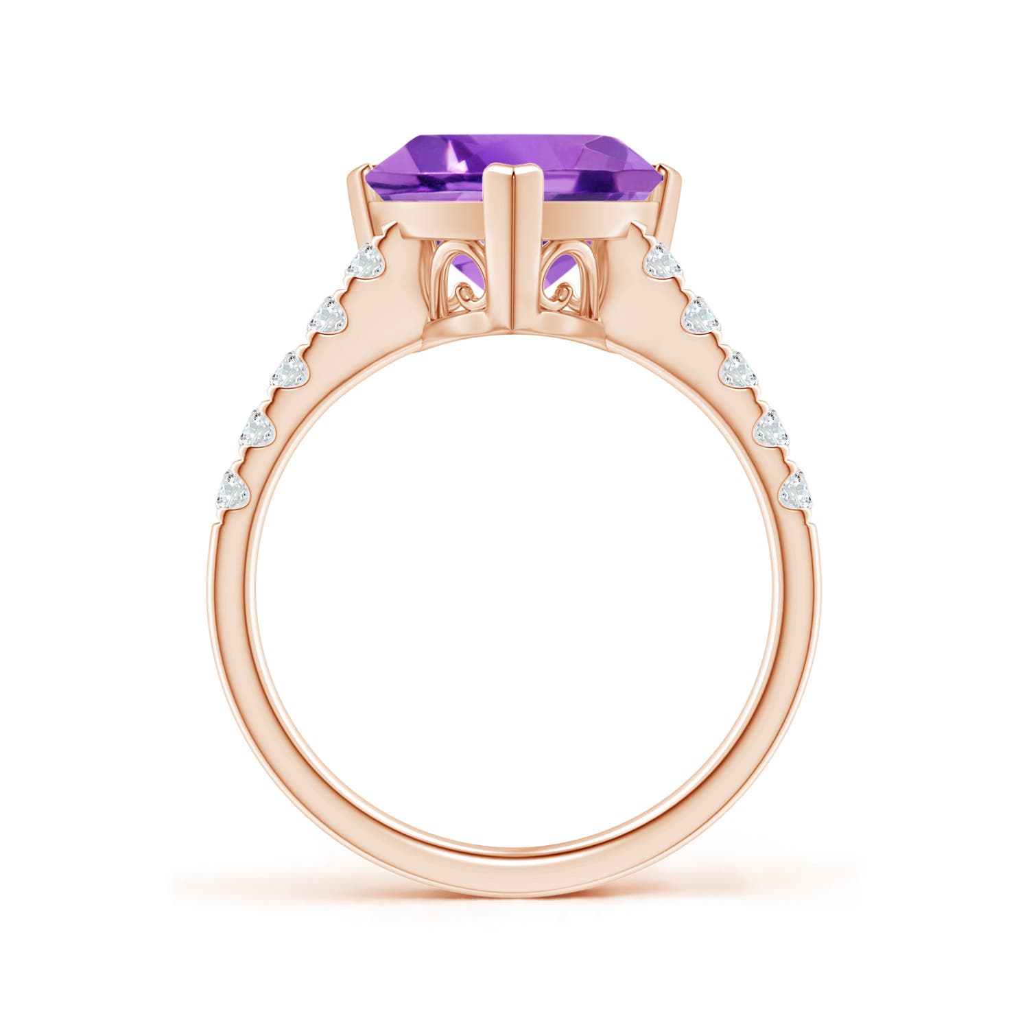 AA - Amethyst / 2.95 CT / 14 KT Rose Gold