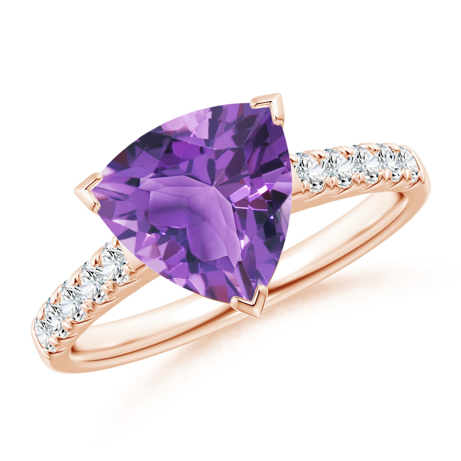 AA - Amethyst / 2.53 CT / 14 KT Rose Gold