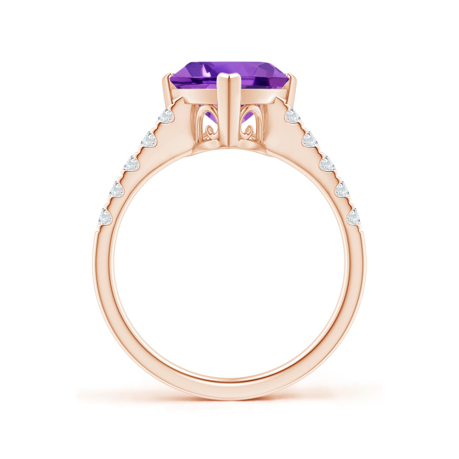AAA - Amethyst / 2.53 CT / 14 KT Rose Gold