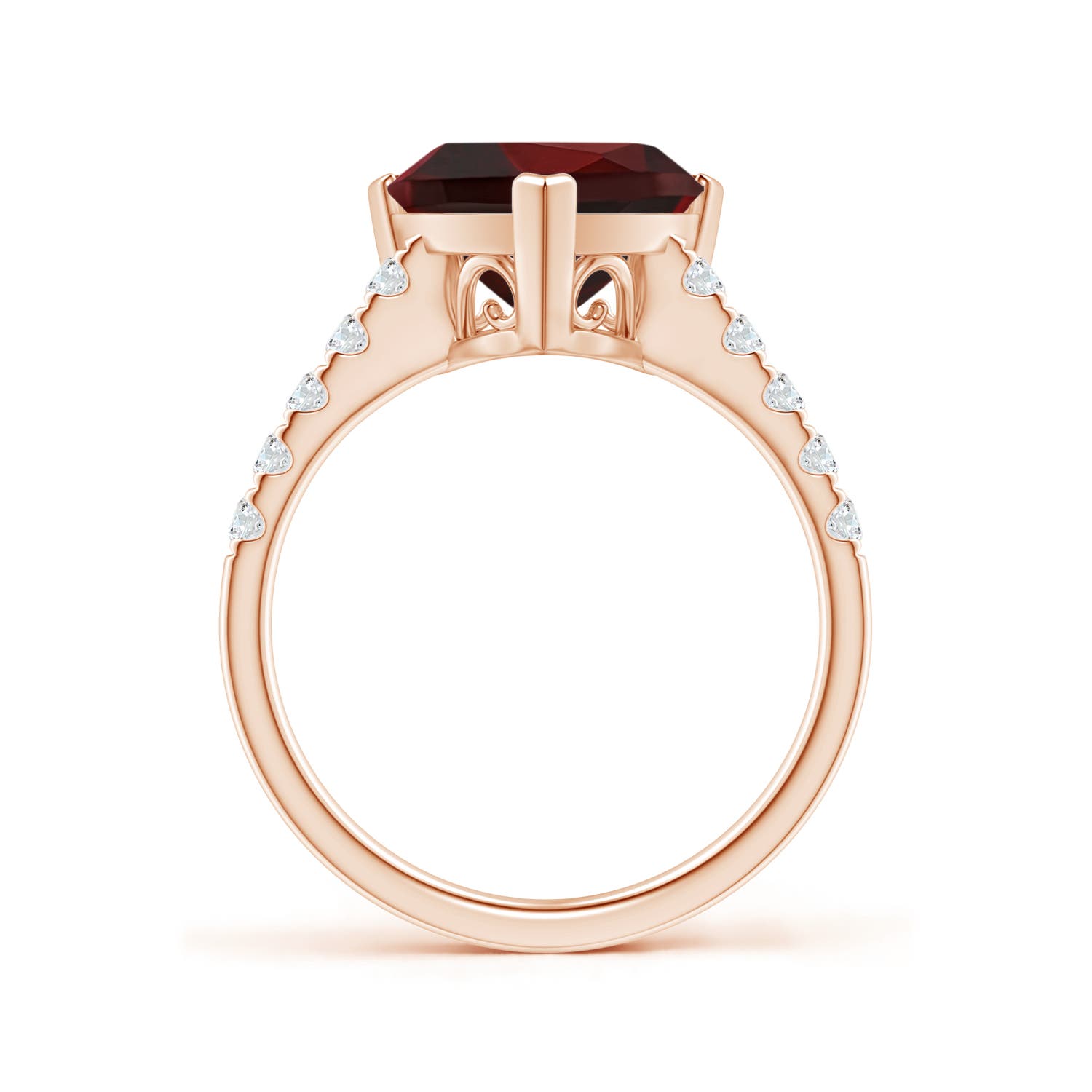 AA - Garnet / 3.35 CT / 14 KT Rose Gold