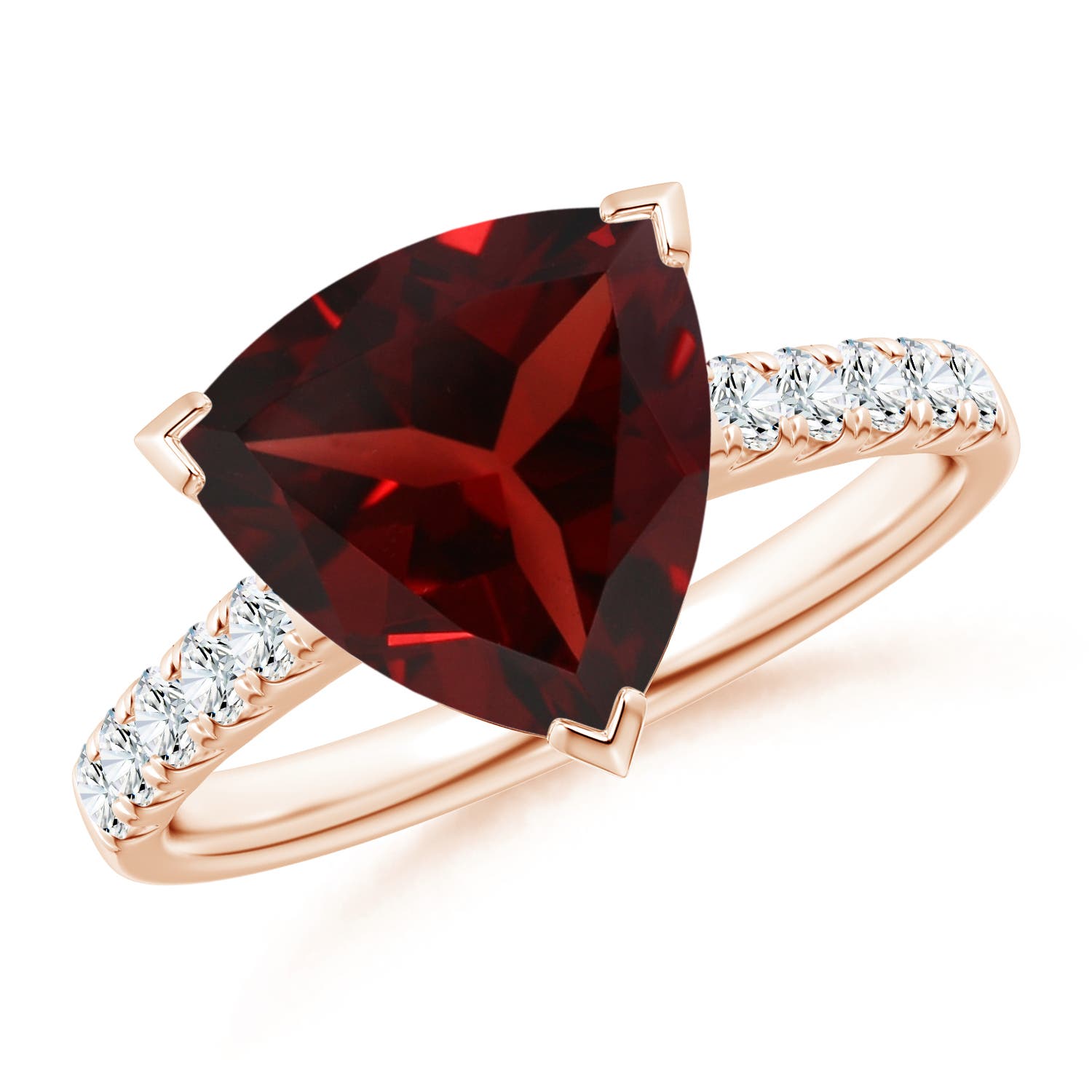 AAA - Garnet / 3.35 CT / 14 KT Rose Gold