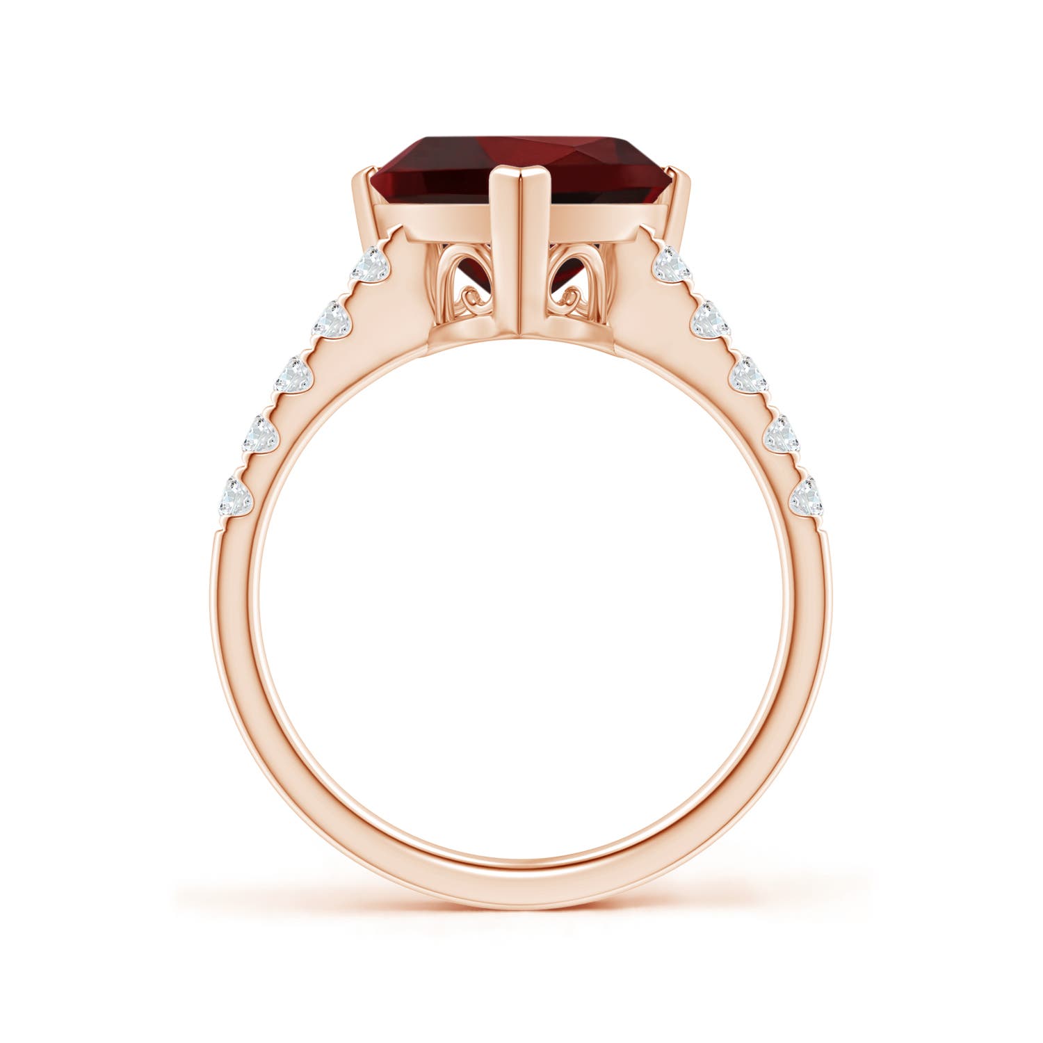 AAA - Garnet / 3.35 CT / 14 KT Rose Gold