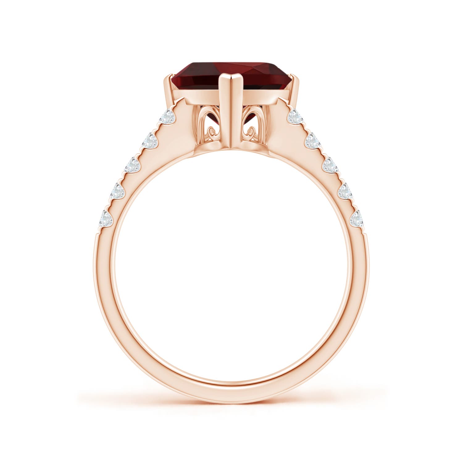 AAA - Garnet / 3.05 CT / 14 KT Rose Gold