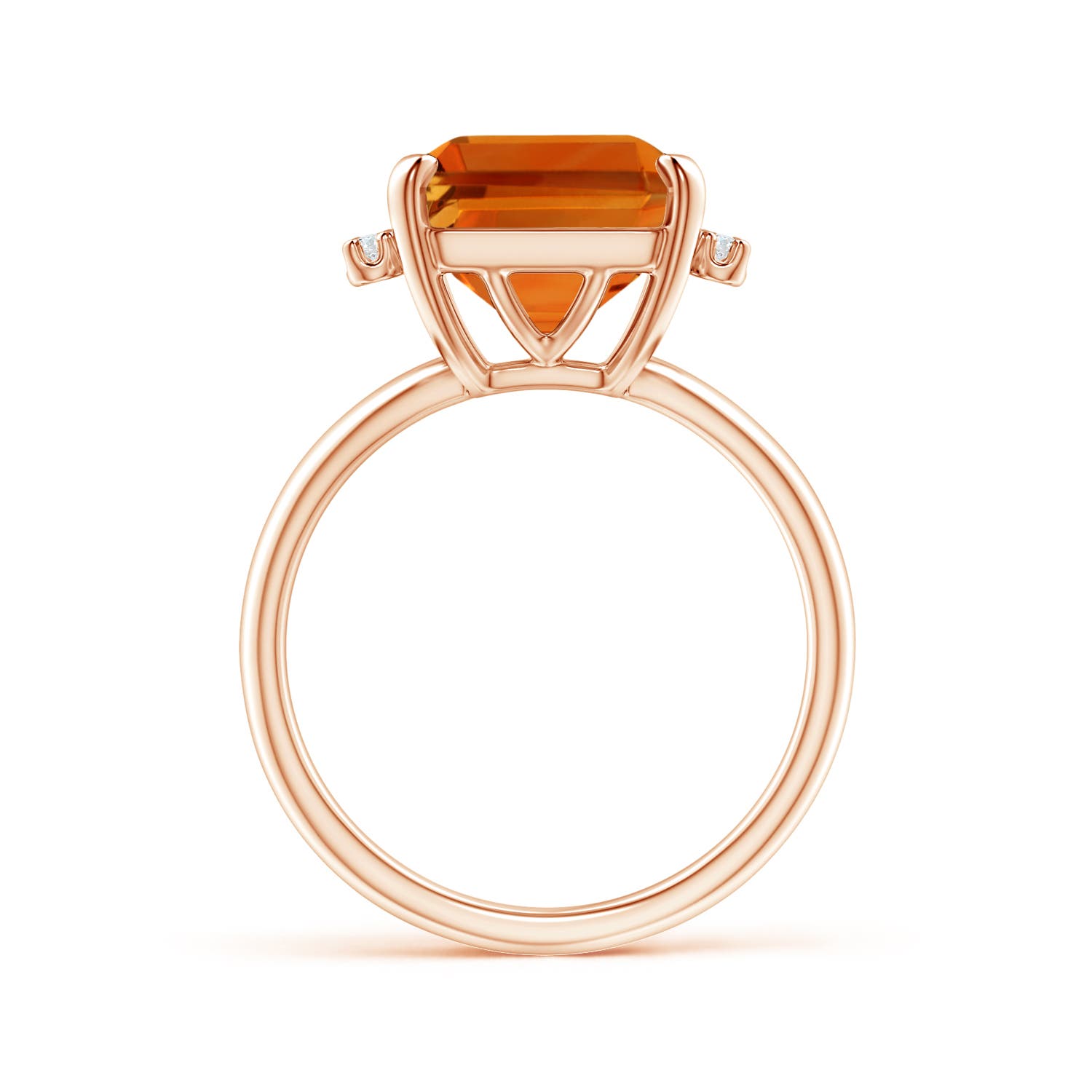 AAAA - Citrine / 6.9 CT / 14 KT Rose Gold