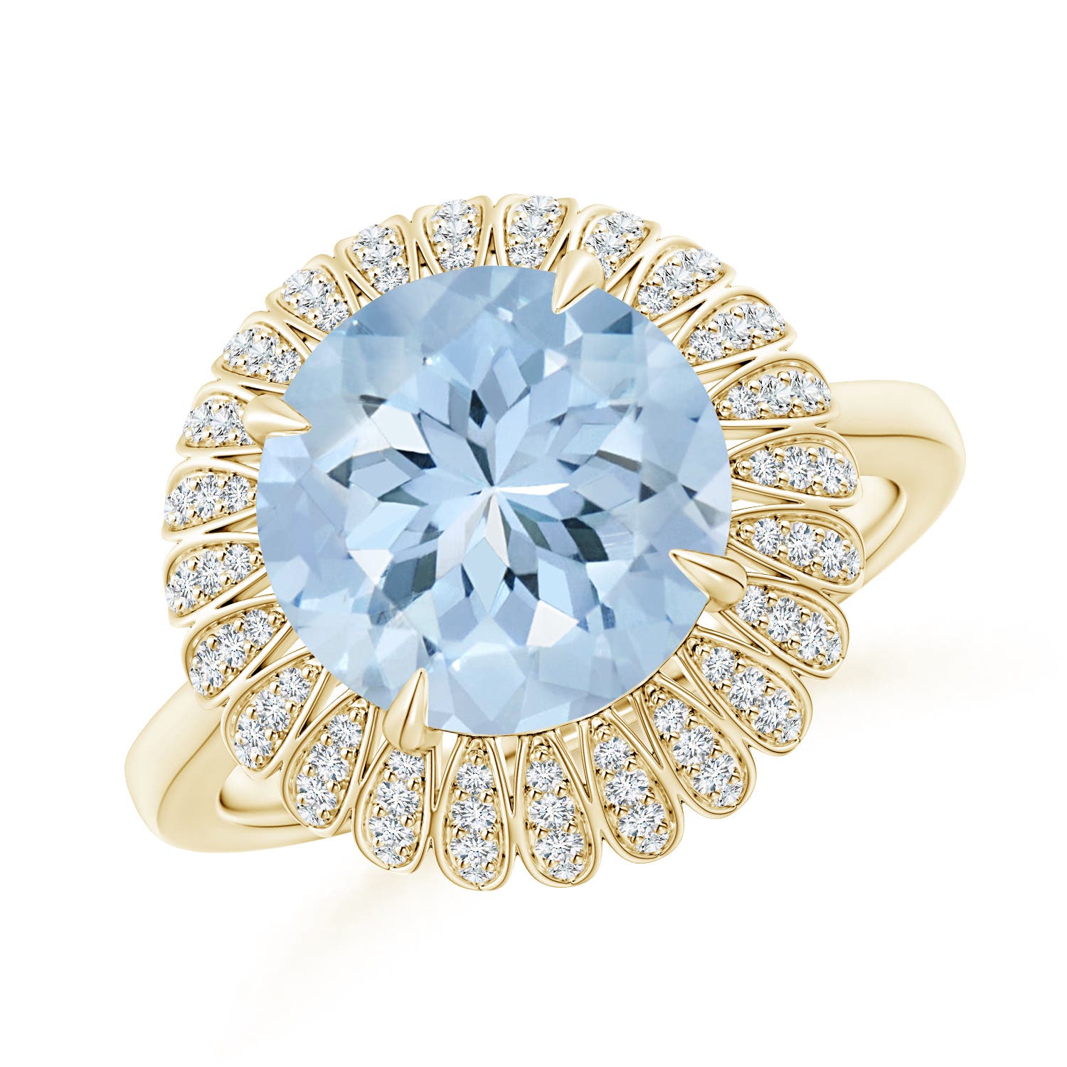 AA - Aquamarine / 3.55 CT / 14 KT Yellow Gold