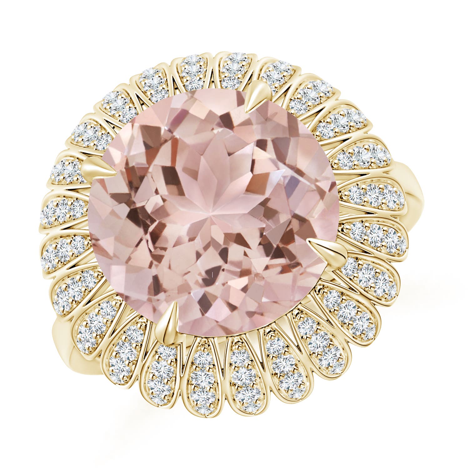 AAA - Morganite / 5.58 CT / 14 KT Yellow Gold