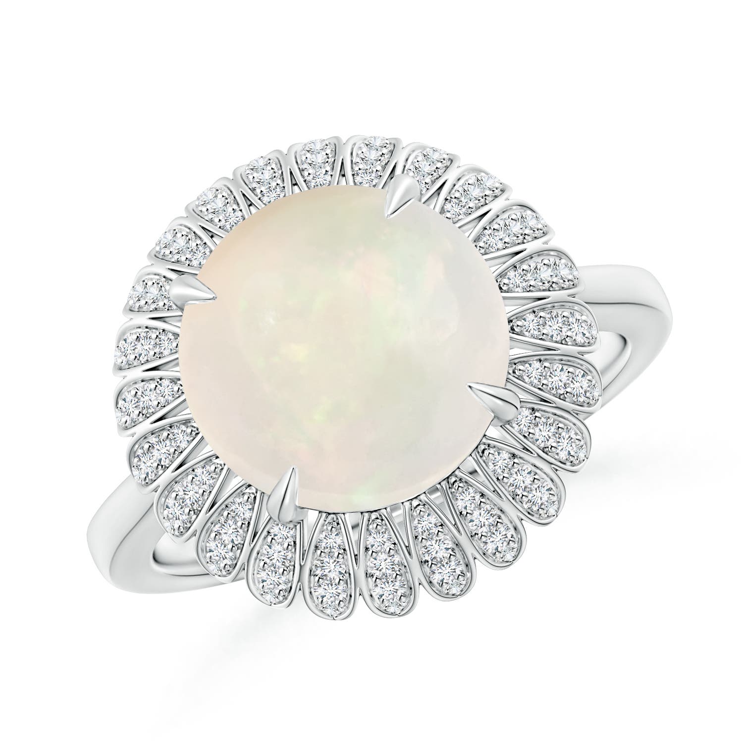 A - Opal / 2.19 CT / 14 KT White Gold