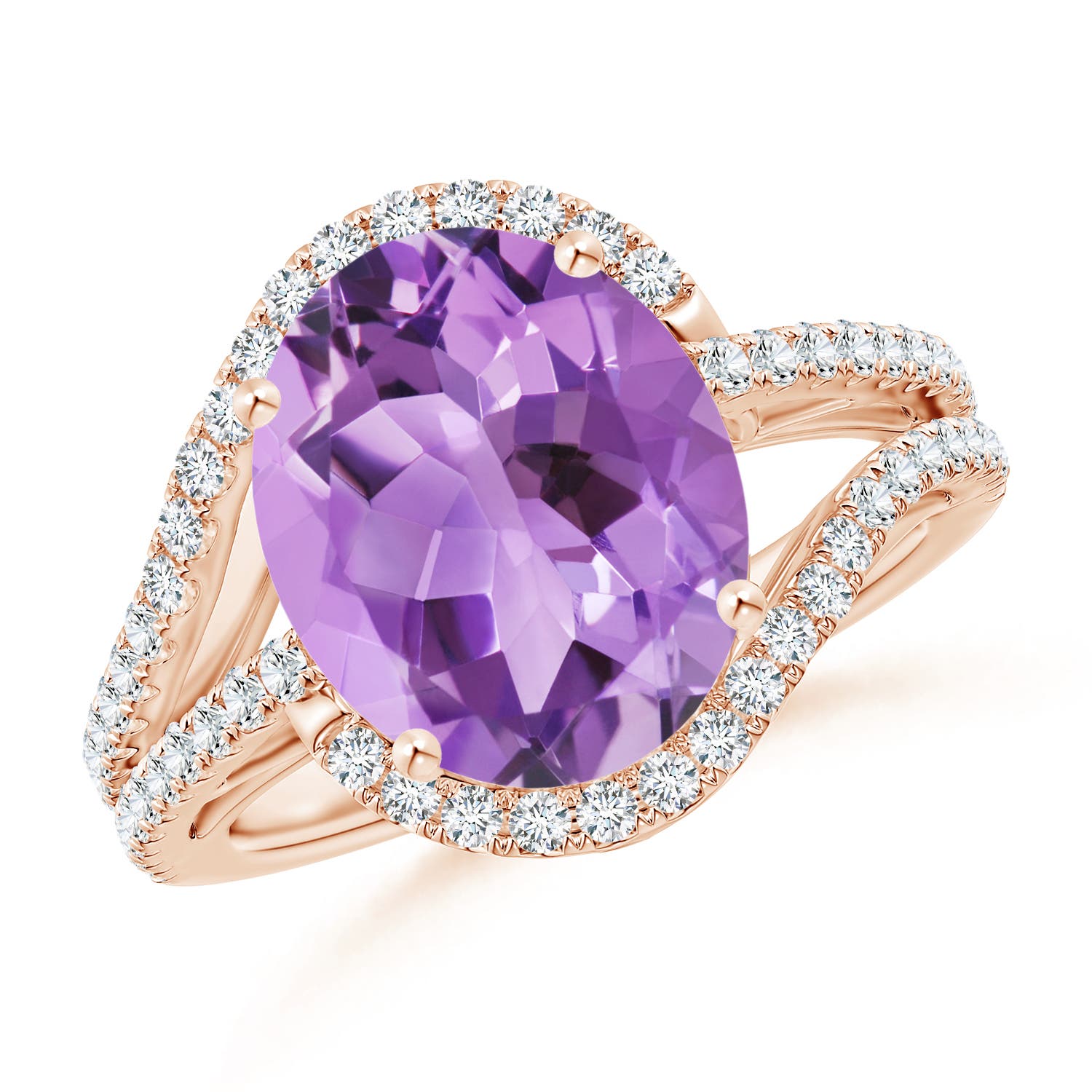 A - Amethyst / 4.92 CT / 14 KT Rose Gold