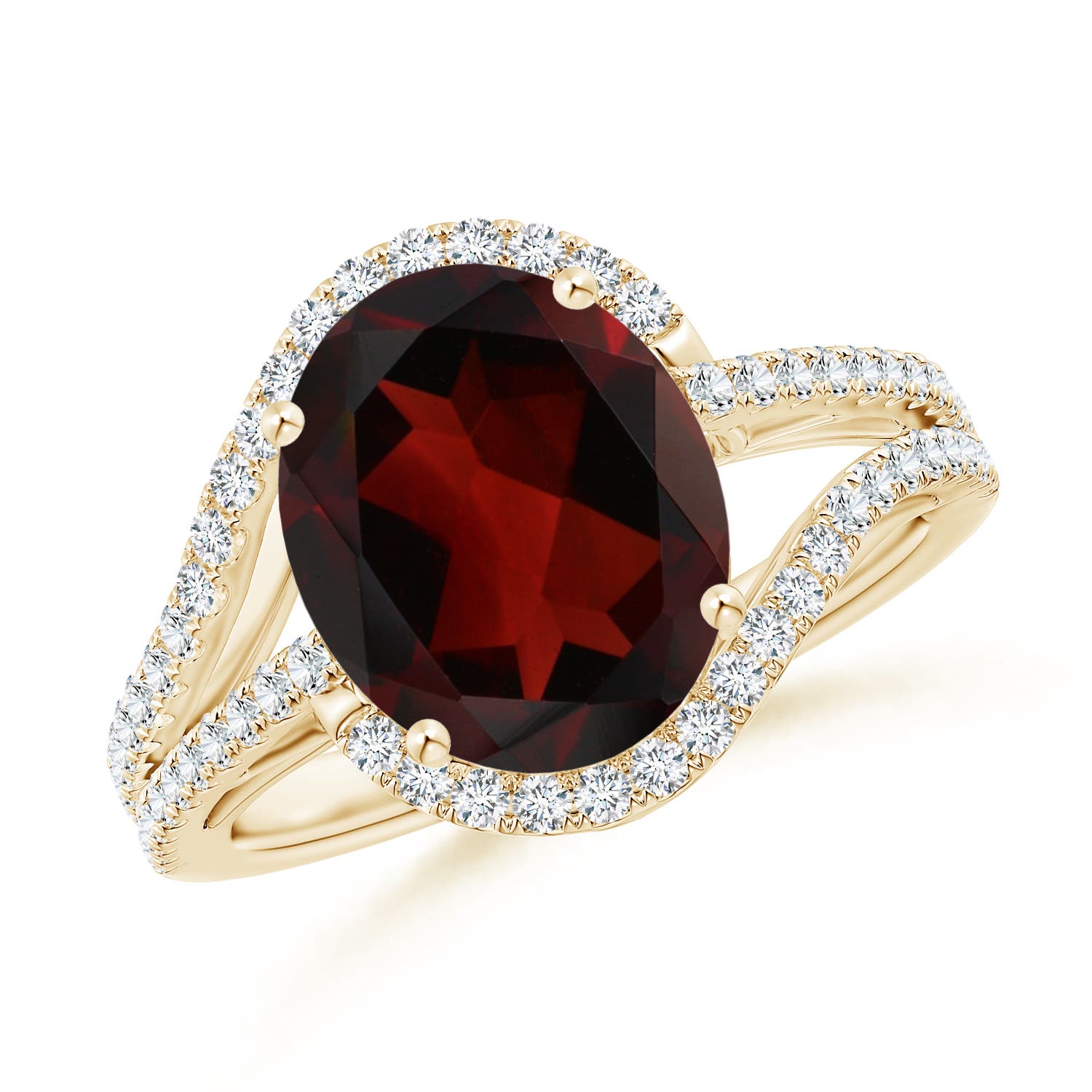 AA - Garnet / 4.7 CT / 14 KT Yellow Gold