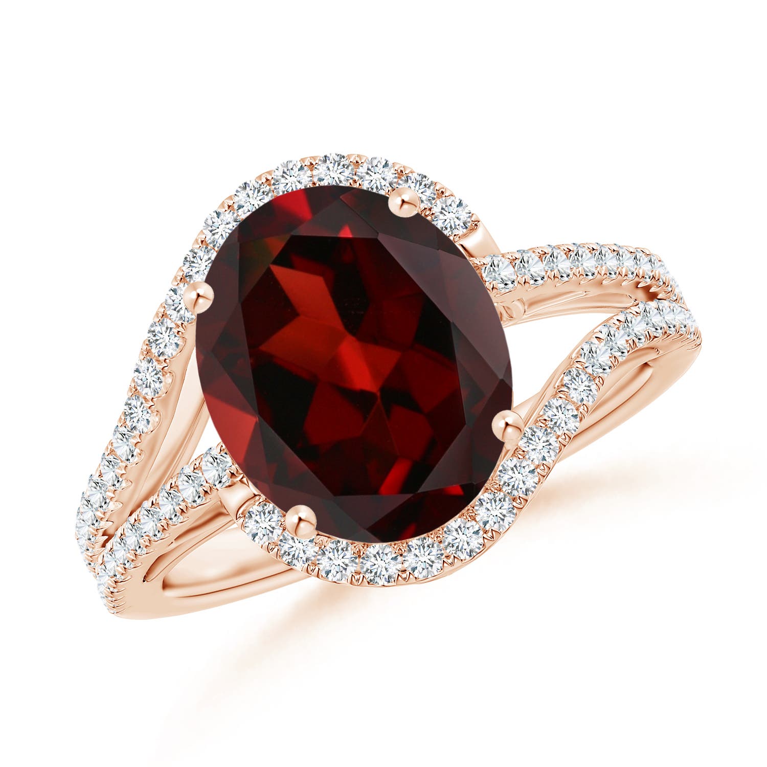 AAA - Garnet / 4.7 CT / 14 KT Rose Gold