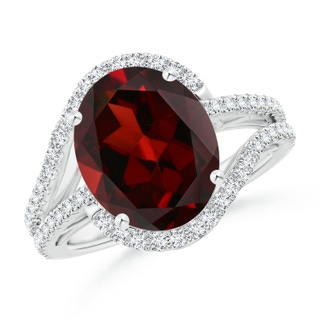 Oval AAA Garnet