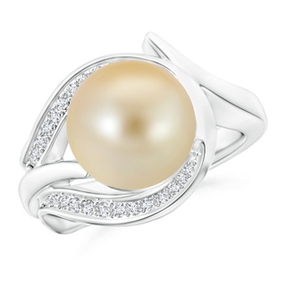 Round AAA Golden South Sea Cultured Pearl